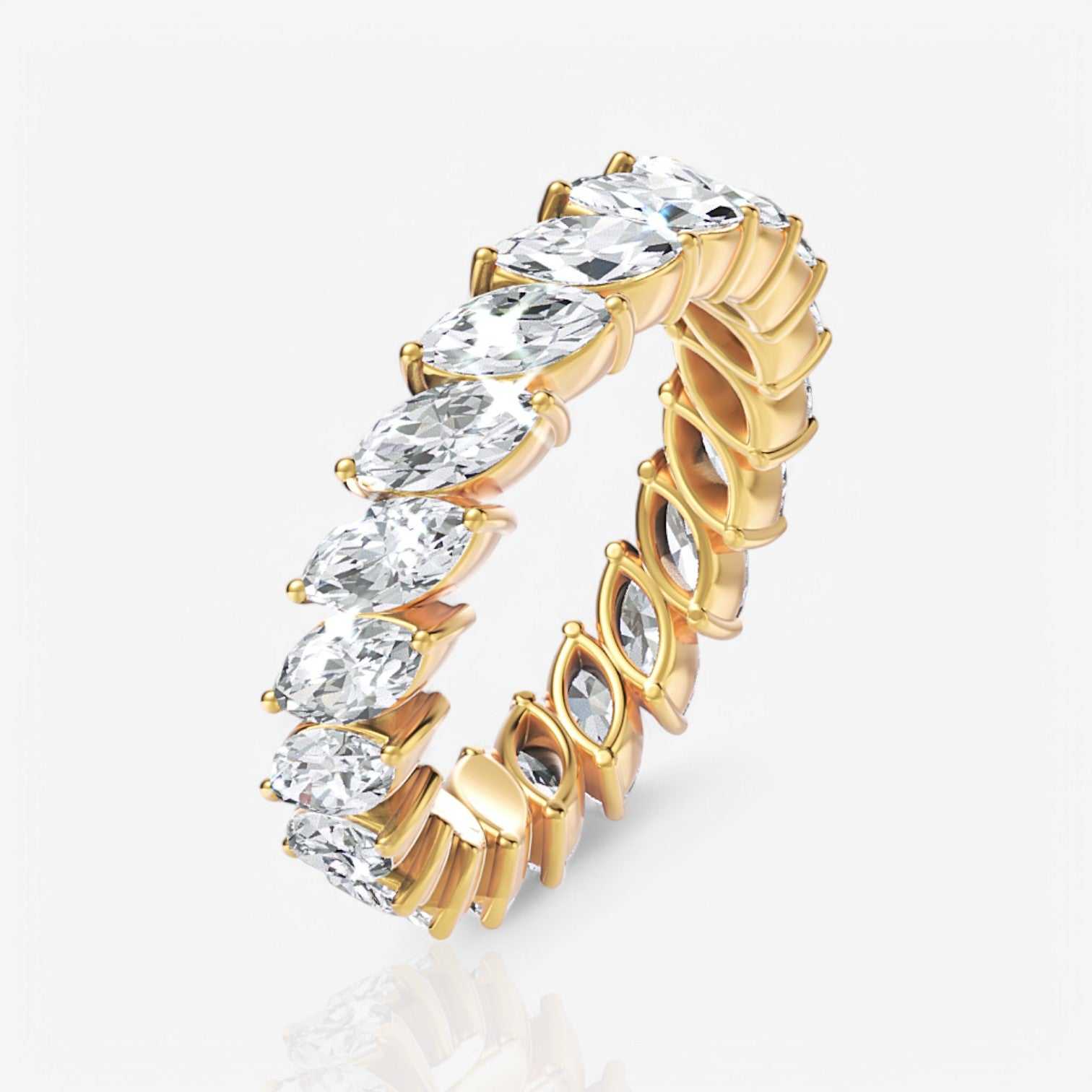 18kt yellow gold/3.00/3/3.5/4/4.5/5/5.5/6/6.5/7/7.5/8/8.5/9/front