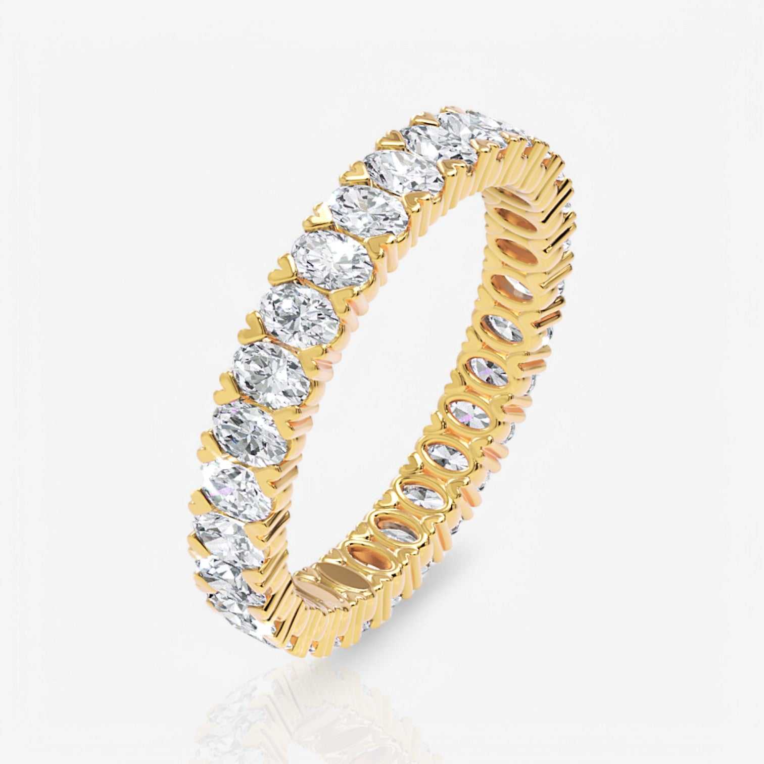 18kt yellow gold/2.00/3/3.5/4/4.5/5/5.5/6/6.5/7/7.5/8/8.5/9/front