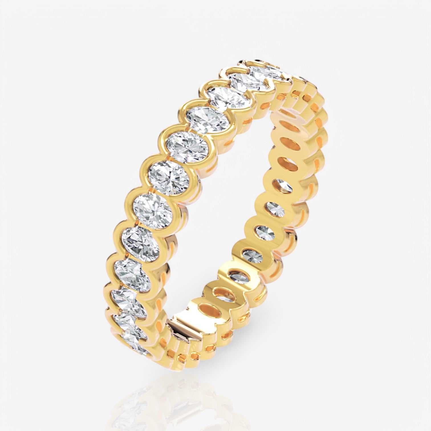 18kt yellow gold/2.00/3/3.5/4/4.5/5/5.5/6/6.5/7/7.5/8/8.5/9/front