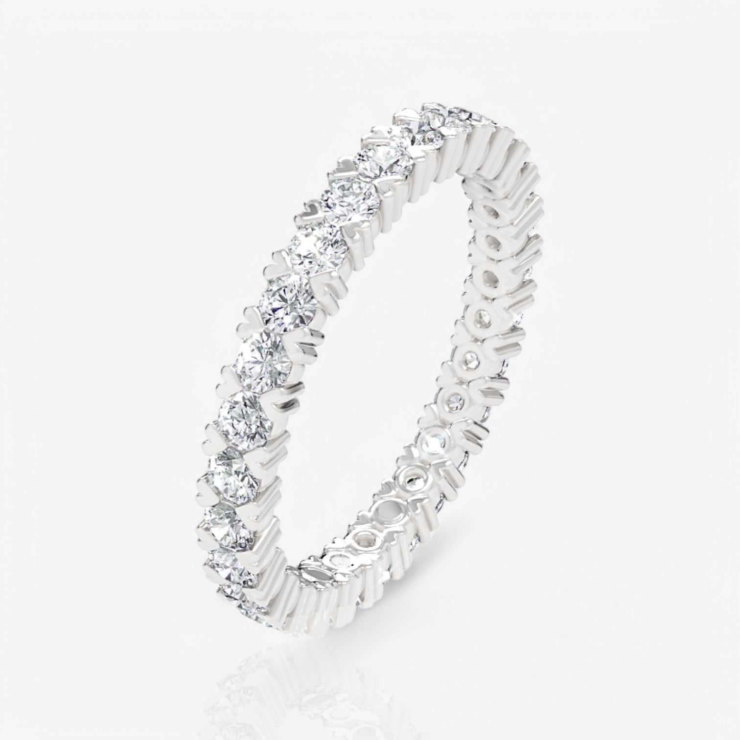 14kt white gold/18kt white gold/platinum/2.00/3/3.5/4/4.5/5/5.5/6/6.5/7/7.5/8/8.5/9/front