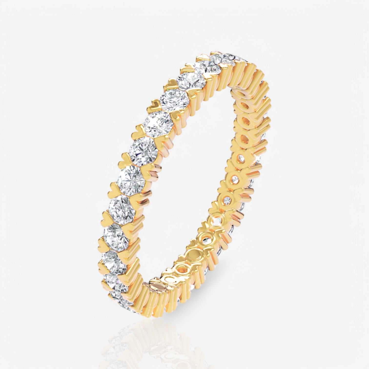 18kt yellow gold/2.00/3/3.5/4/4.5/5/5.5/6/6.5/7/7.5/8/8.5/9/front