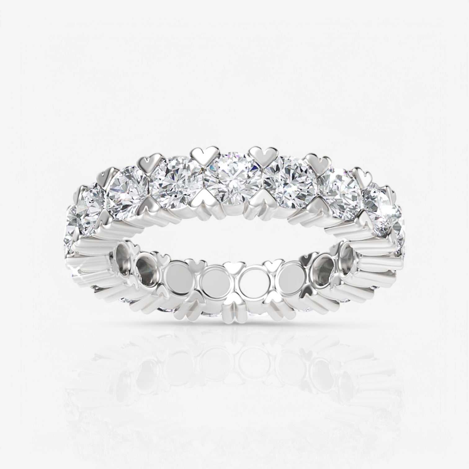 14kt white gold/18kt white gold/platinum/4.00/3/3.5/4/4.5/5/5.5/6/6.5/7/7.5/8/8.5/9/top