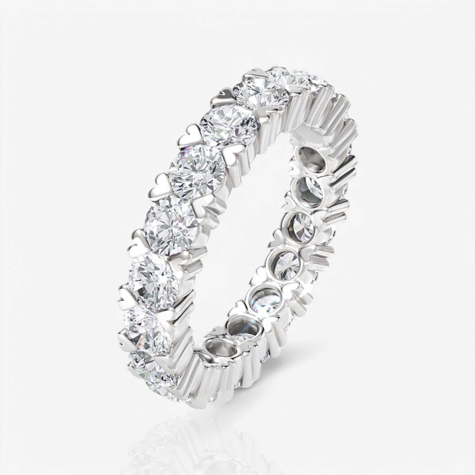 14kt white gold/18kt white gold/platinum/4.00/3/3.5/4/4.5/5/5.5/6/6.5/7/7.5/8/8.5/9/front