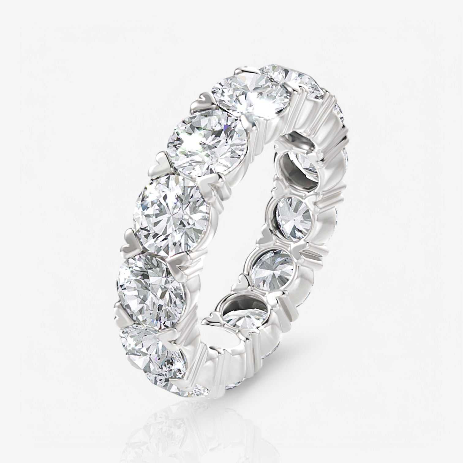 14kt white gold/18kt white gold/platinum/7.00/3/3.5/4/4.5/5/5.5/6/6.5/7/7.5/8/8.5/9/front