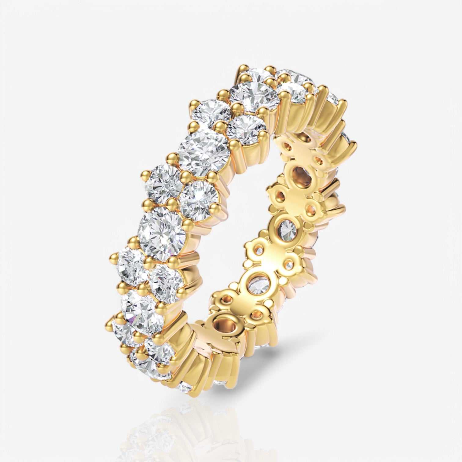 18kt yellow gold/3.00/3/3.5/4/4.5/5/5.5/6/6.5/7/7.5/8/8.5/9/front