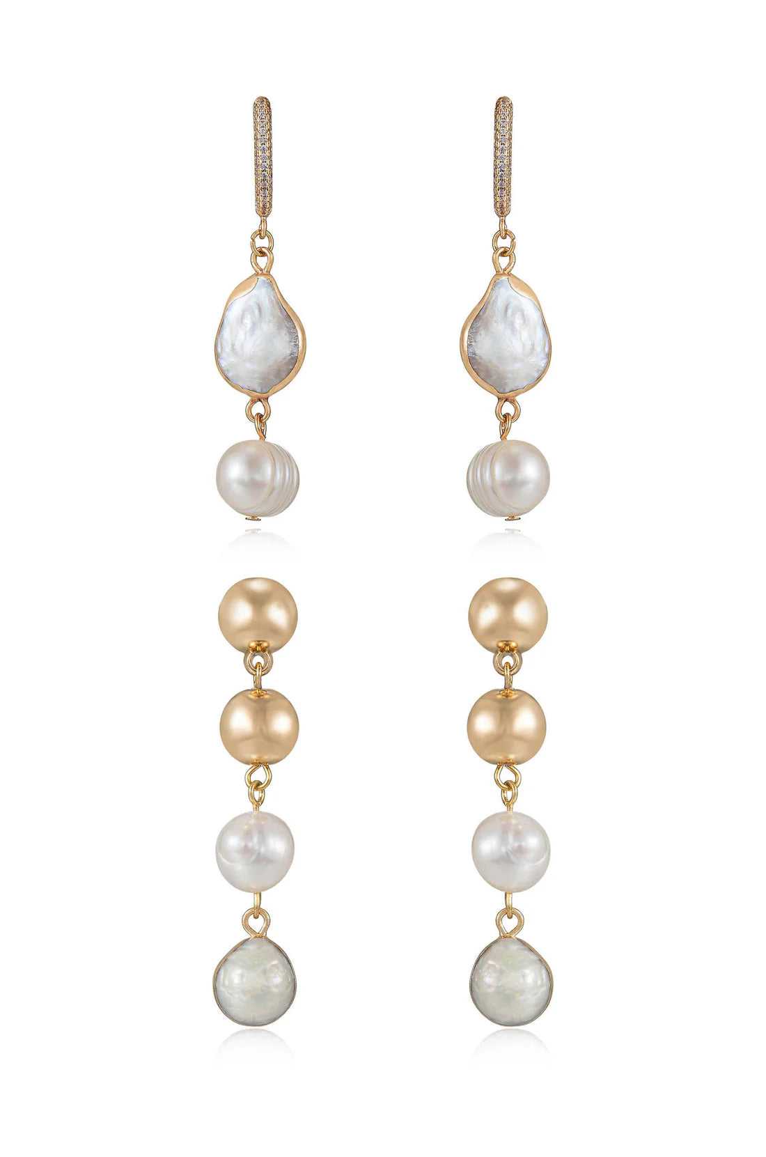 18kt Gold Plated/top