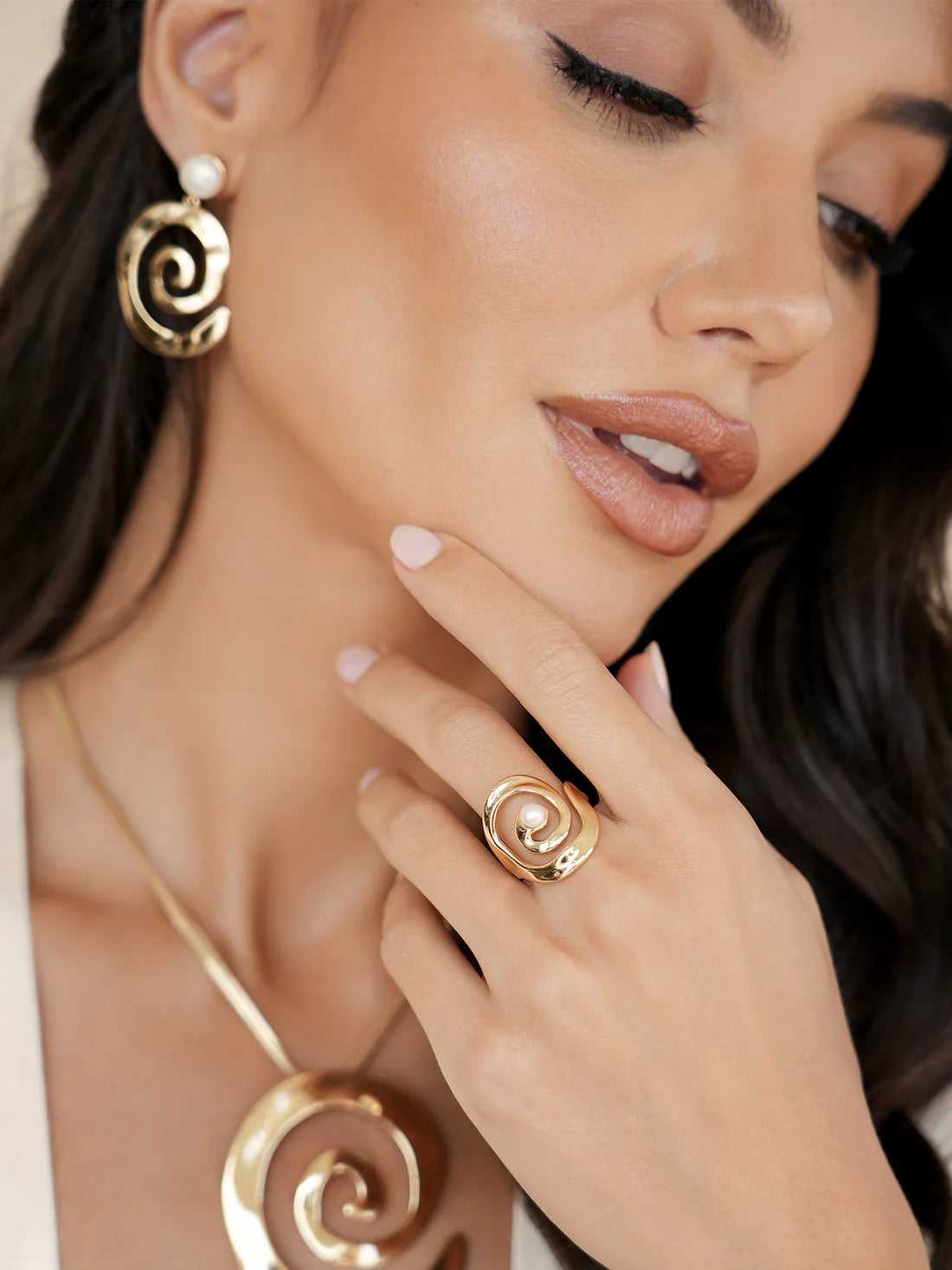 18kt Gold Plated/side