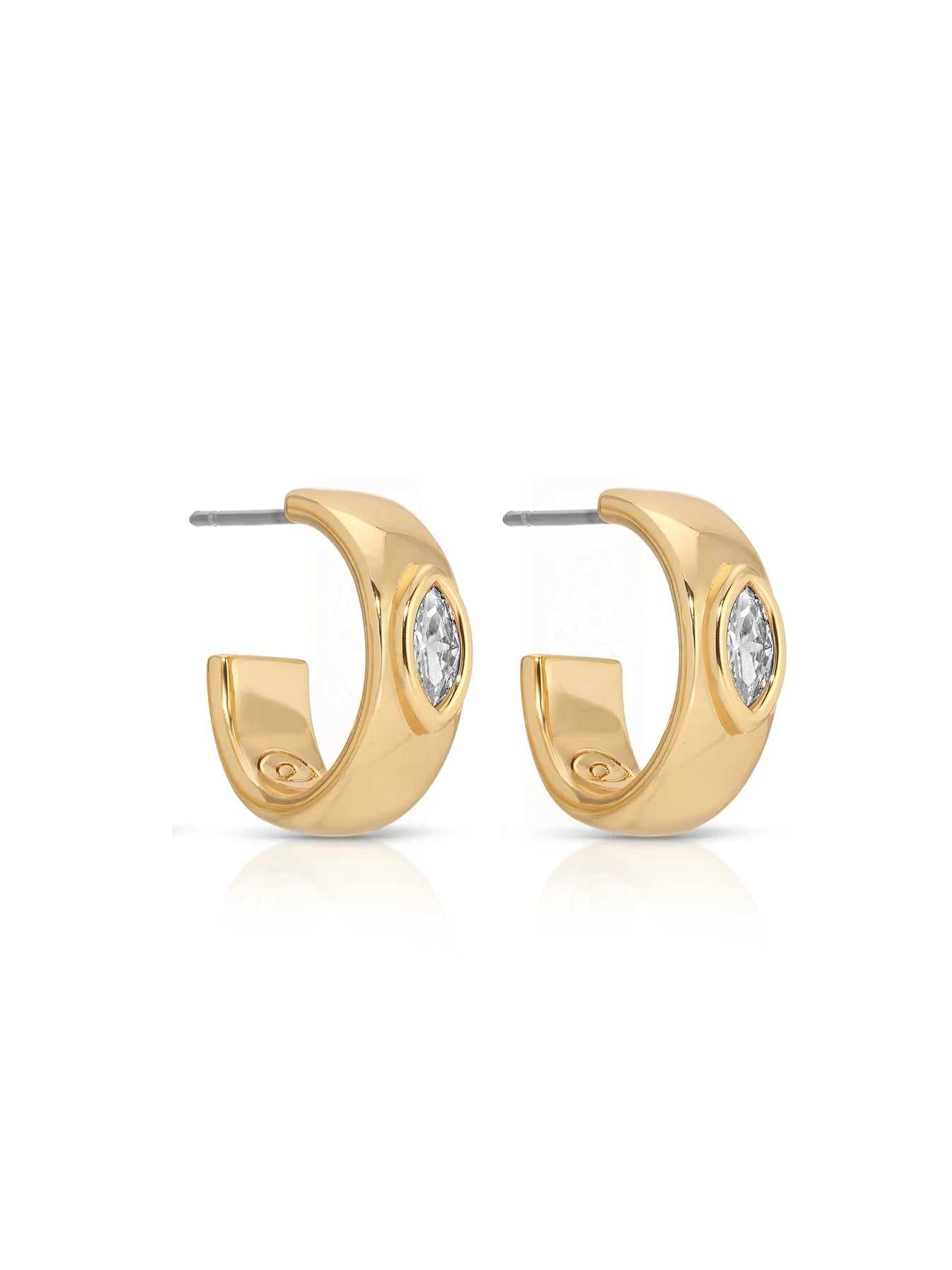 18kt Gold Plated/side