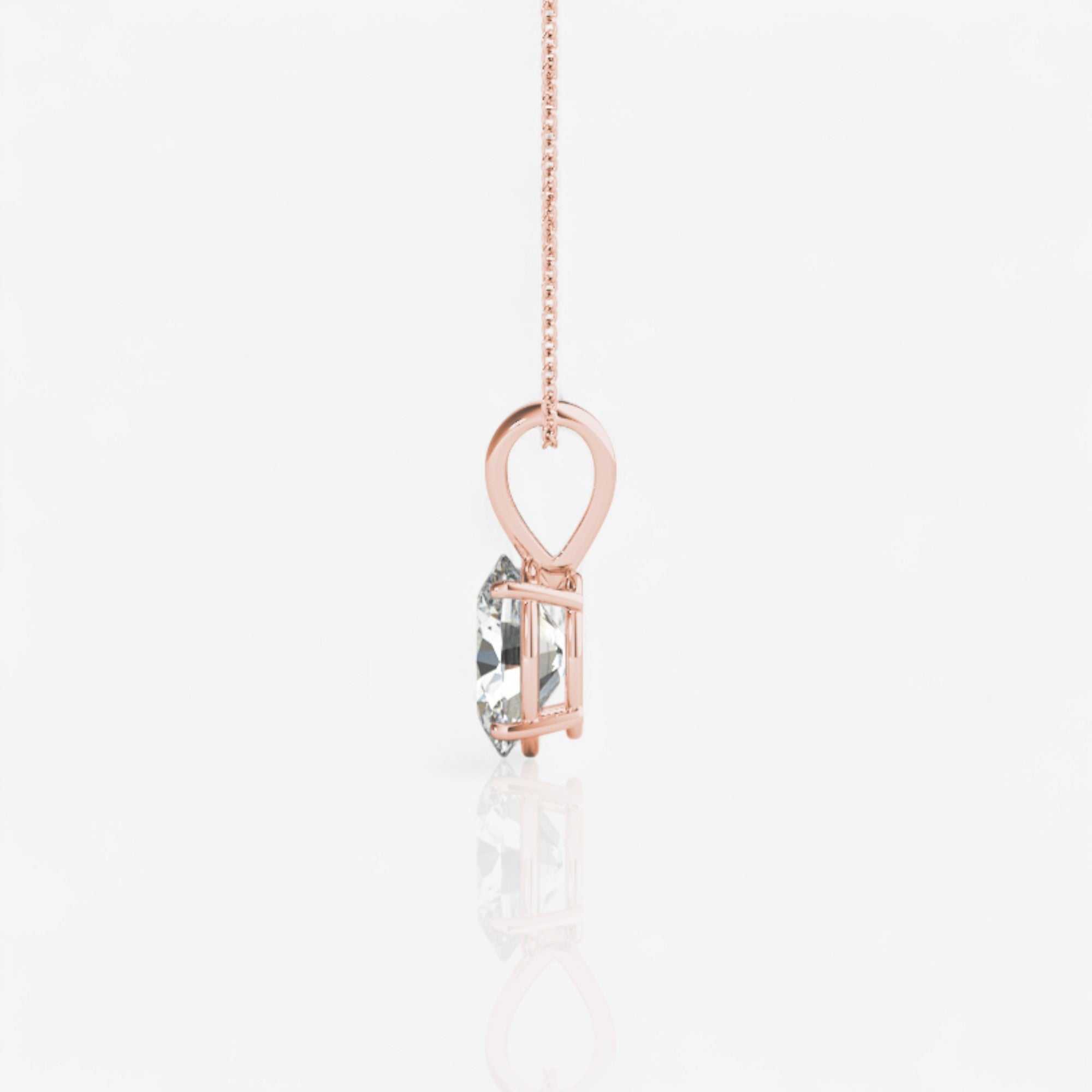 18kt rose gold/side