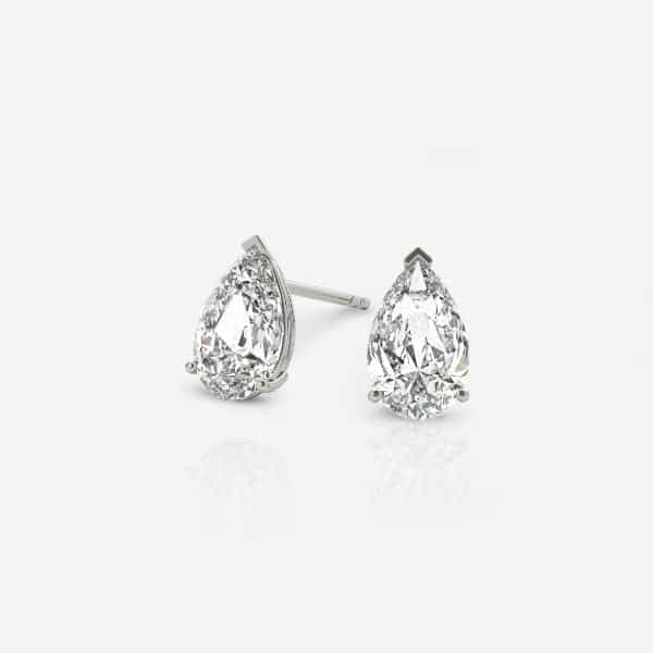 14kt white gold/18kt white gold/platinum/0.60/0.80/1.00/push-back/screw-back