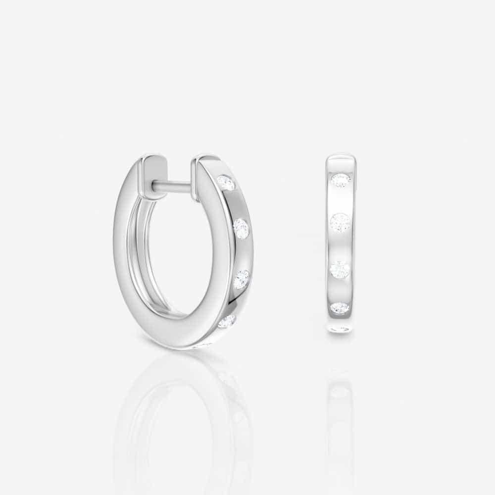 14kt white gold/top