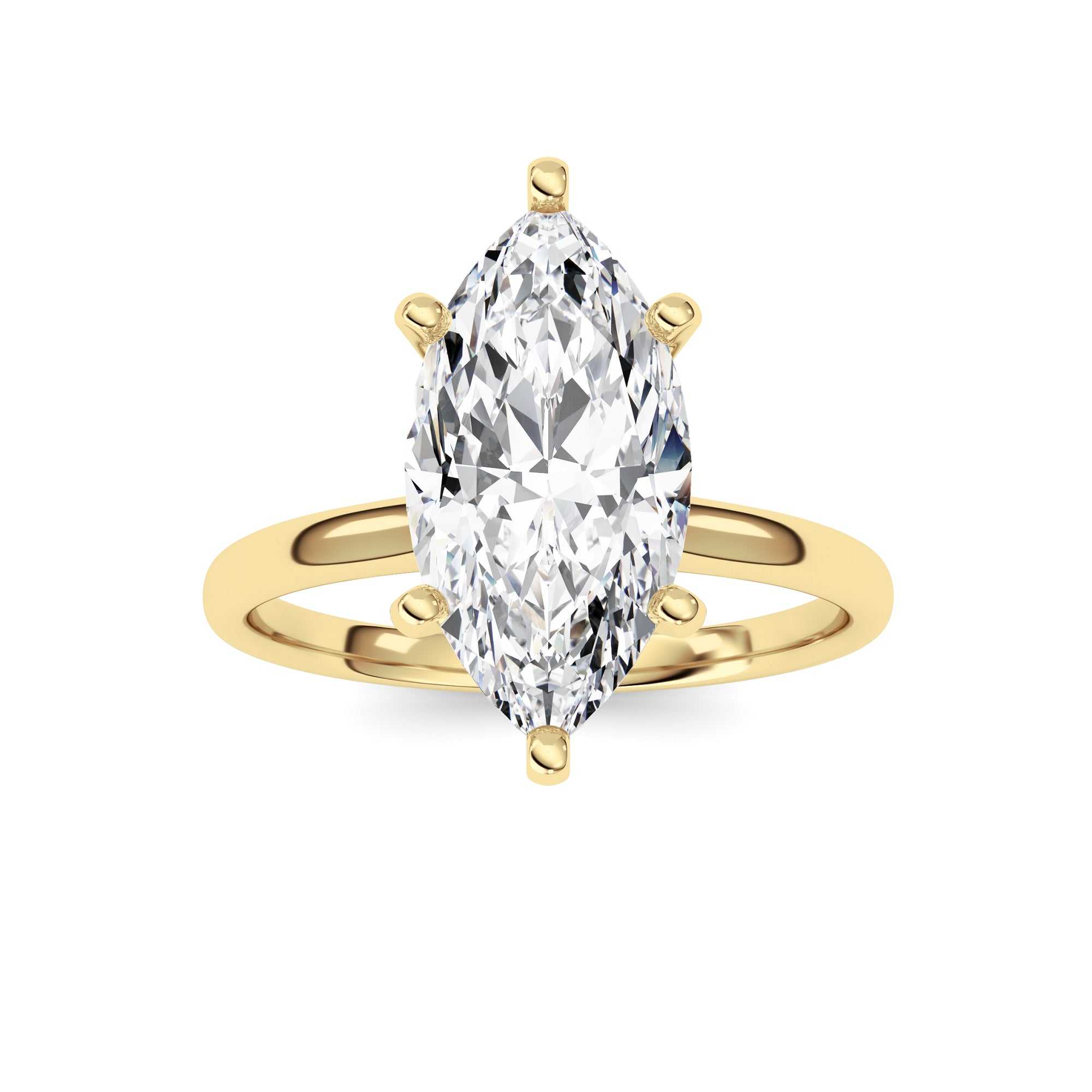 14kt yellow gold/3.00/top