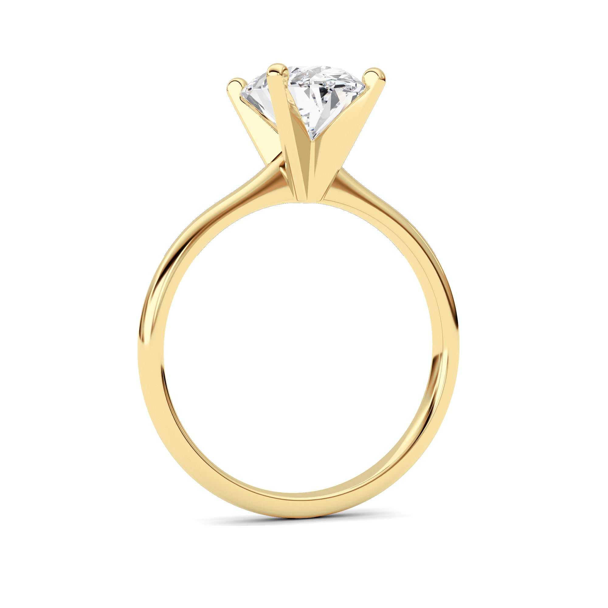 14kt yellow gold/4.00/side