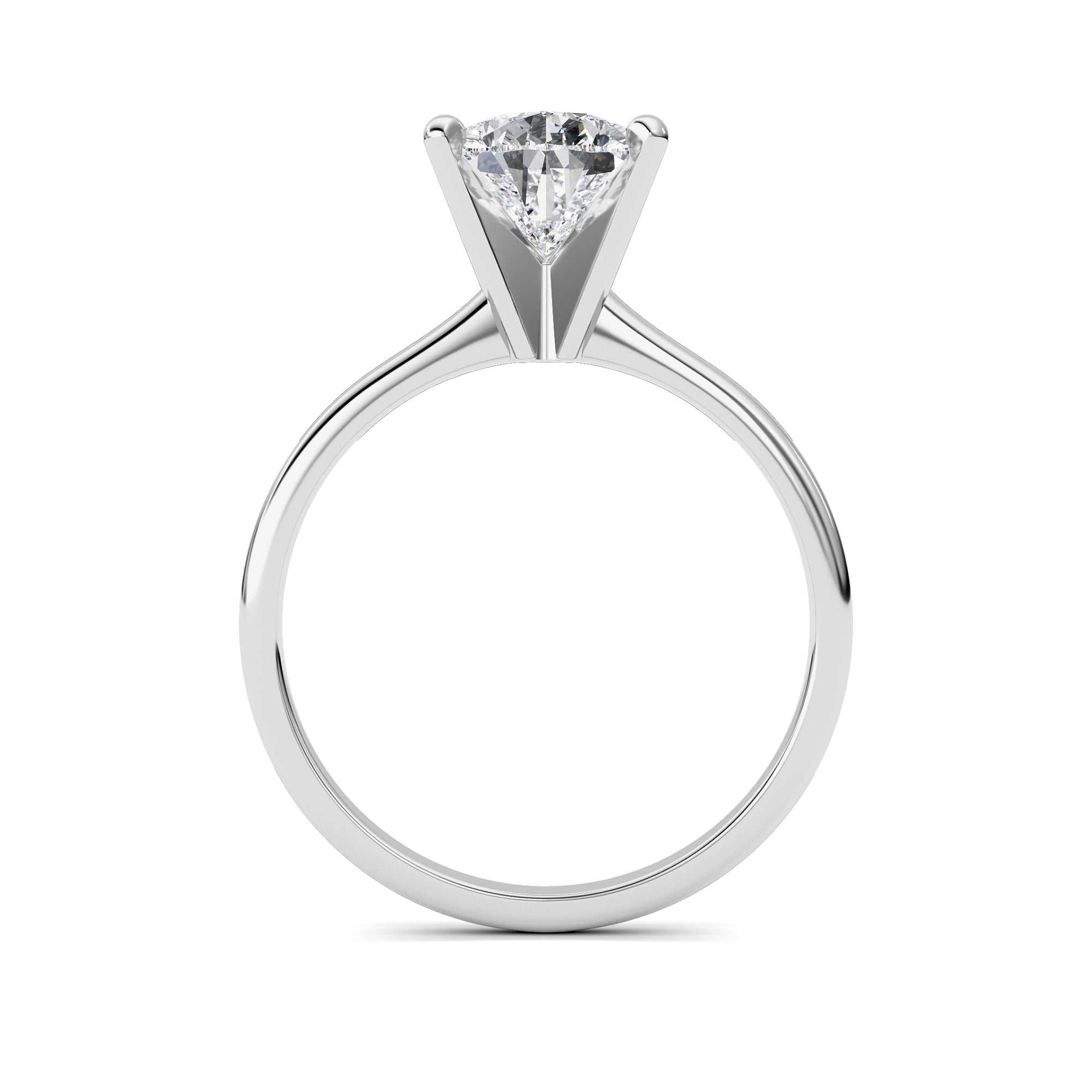 14kt white gold/1.00/front