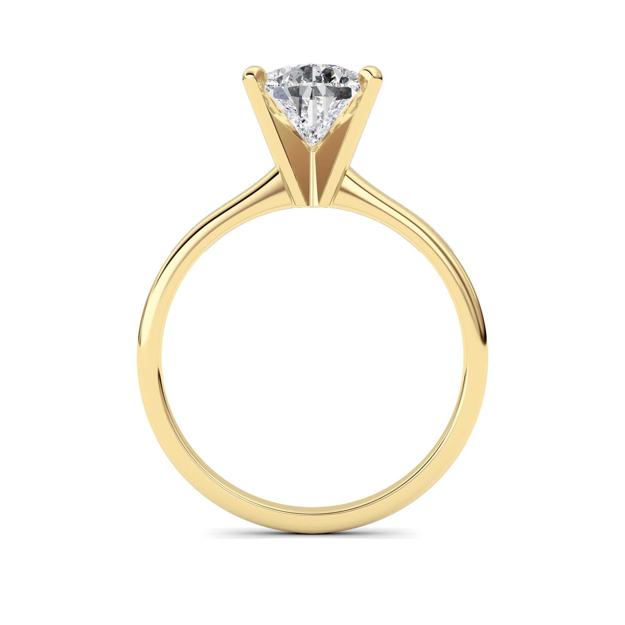 14kt yellow gold/5.00/front