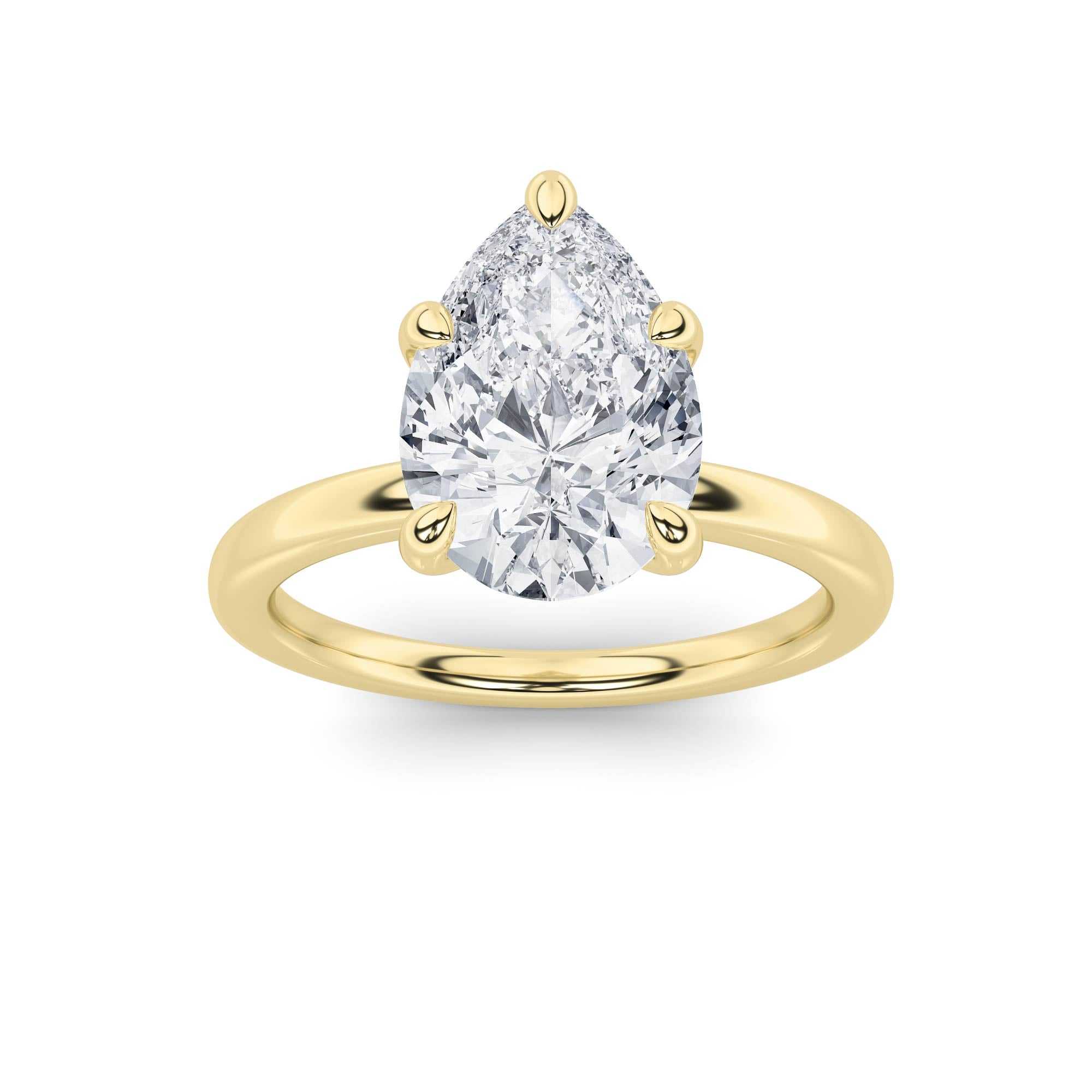 14kt yellow gold/1.00/top