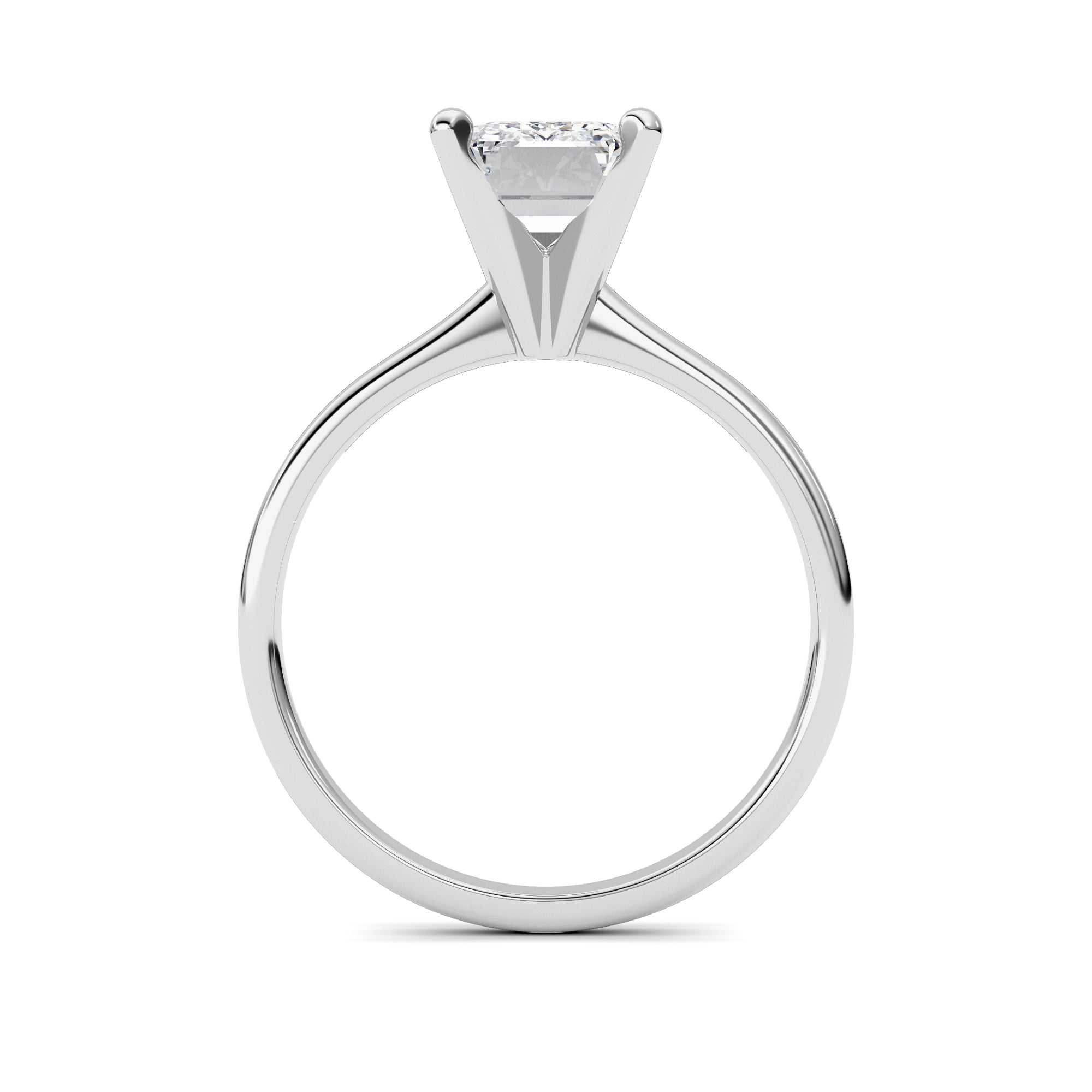 14kt white gold/1.00/front