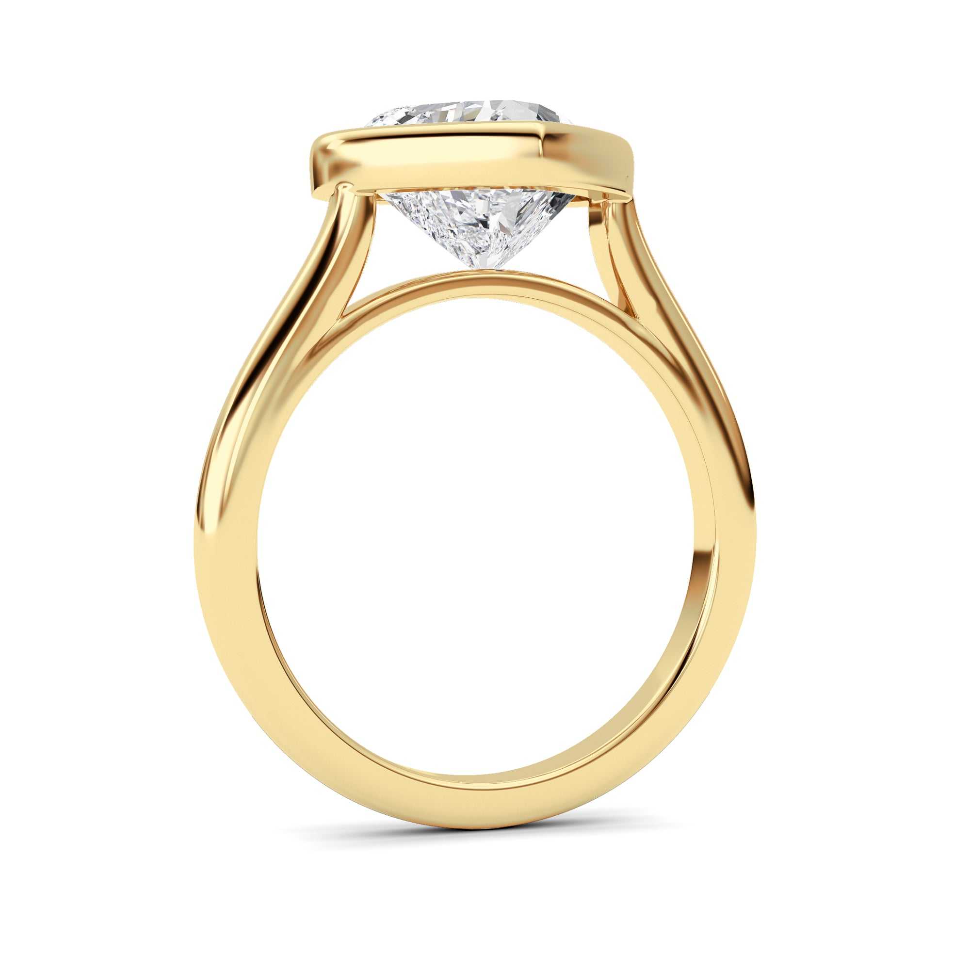 14kt yellow gold/3.00/perspective