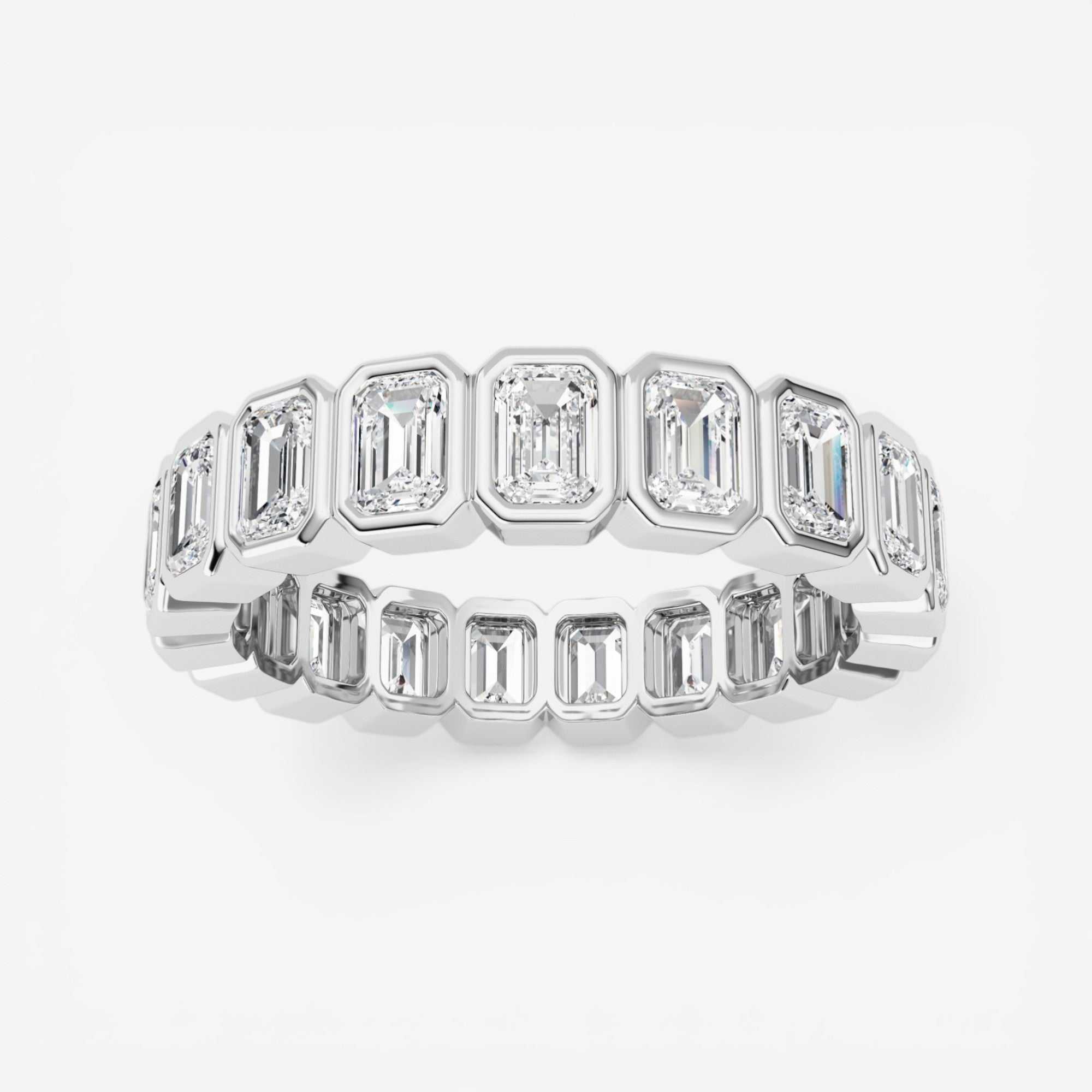 14kt white gold/3.00/5/6/7/8/9/top