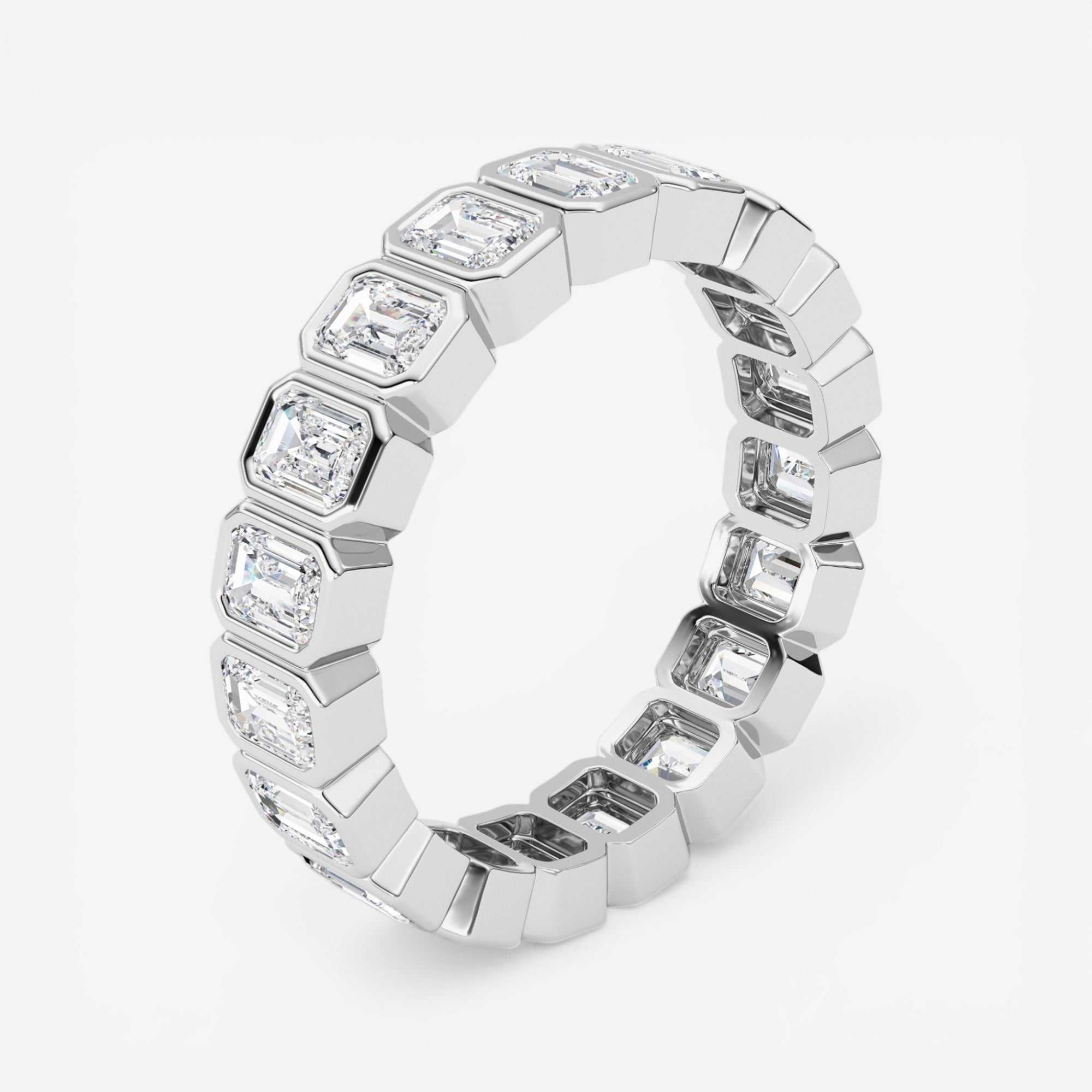 14kt white gold/3.00/5/6/7/8/9/front