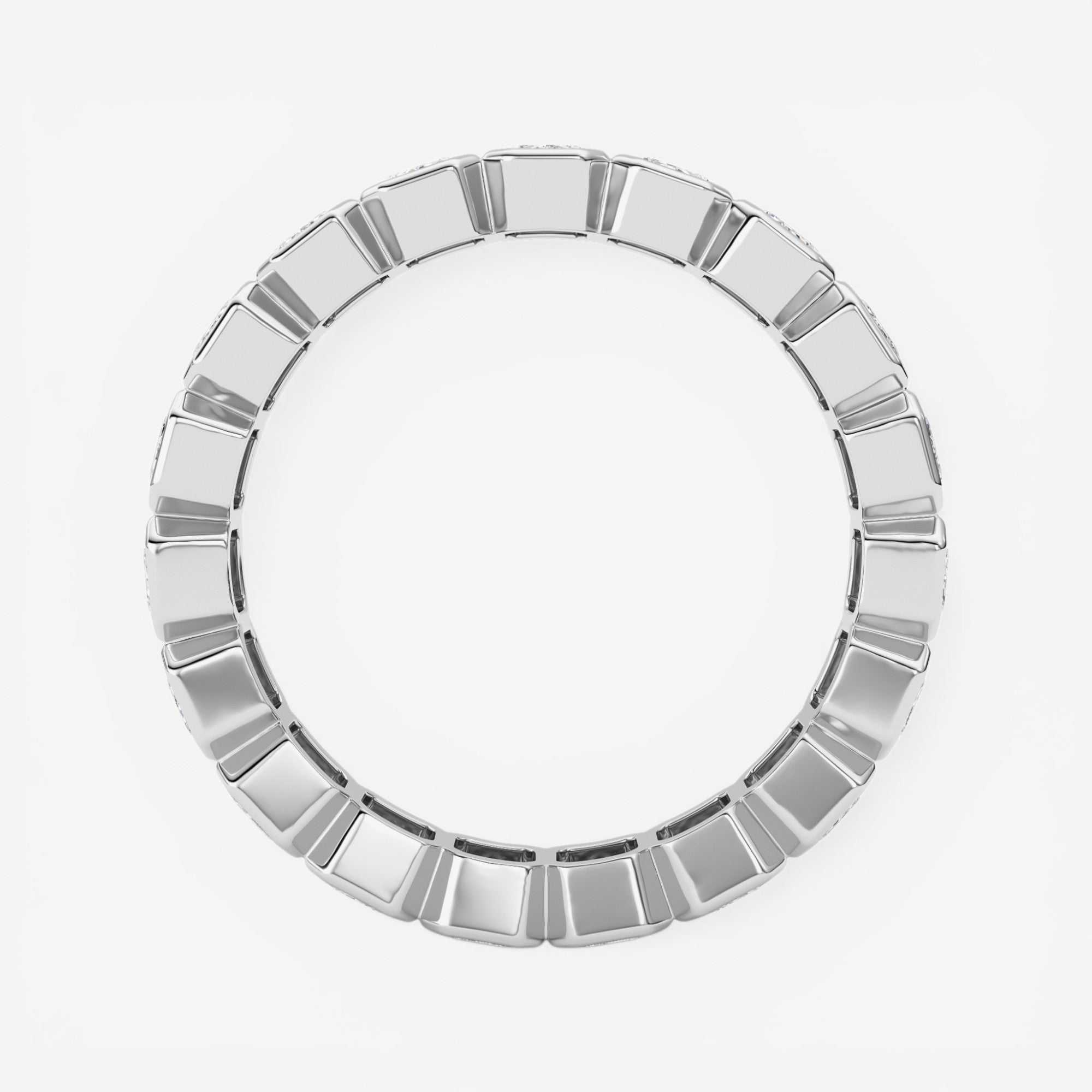 14kt white gold/2.50/5/6/7/8/9/front