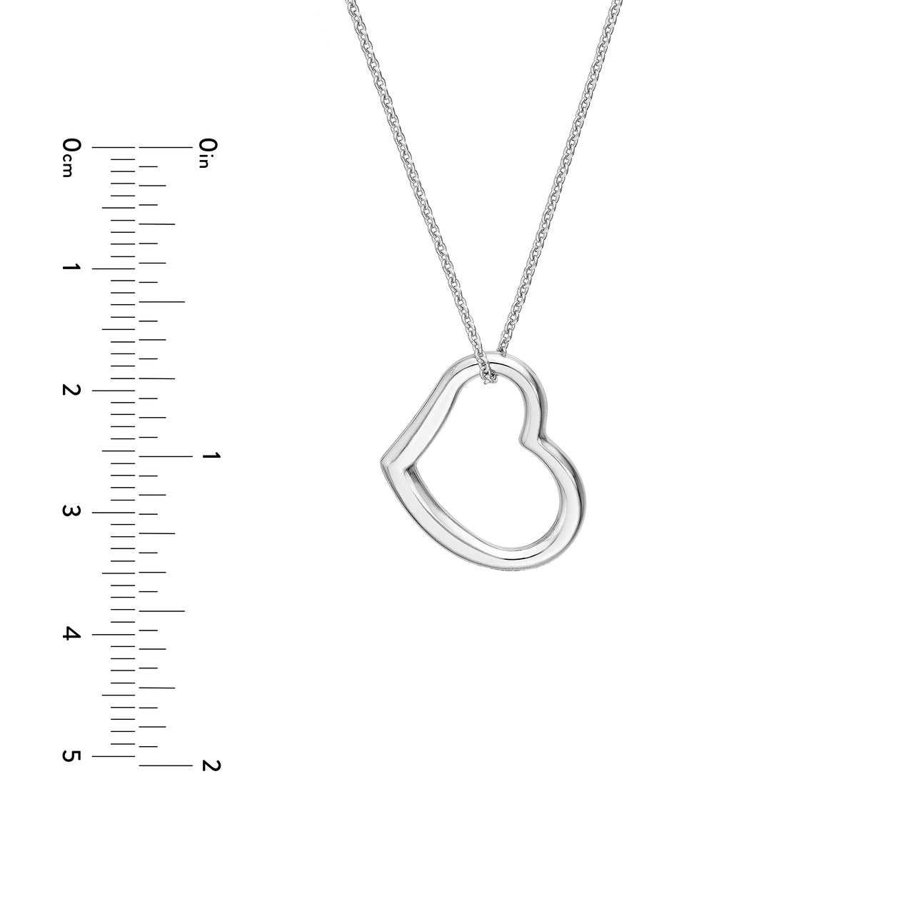 14kt white gold/measurement