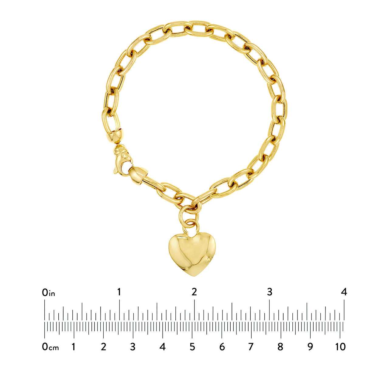 14kt yellow gold/measurements