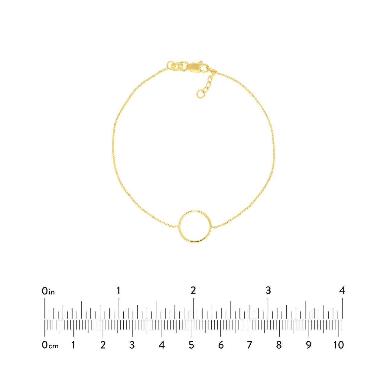 14kt yellow gold/measurements