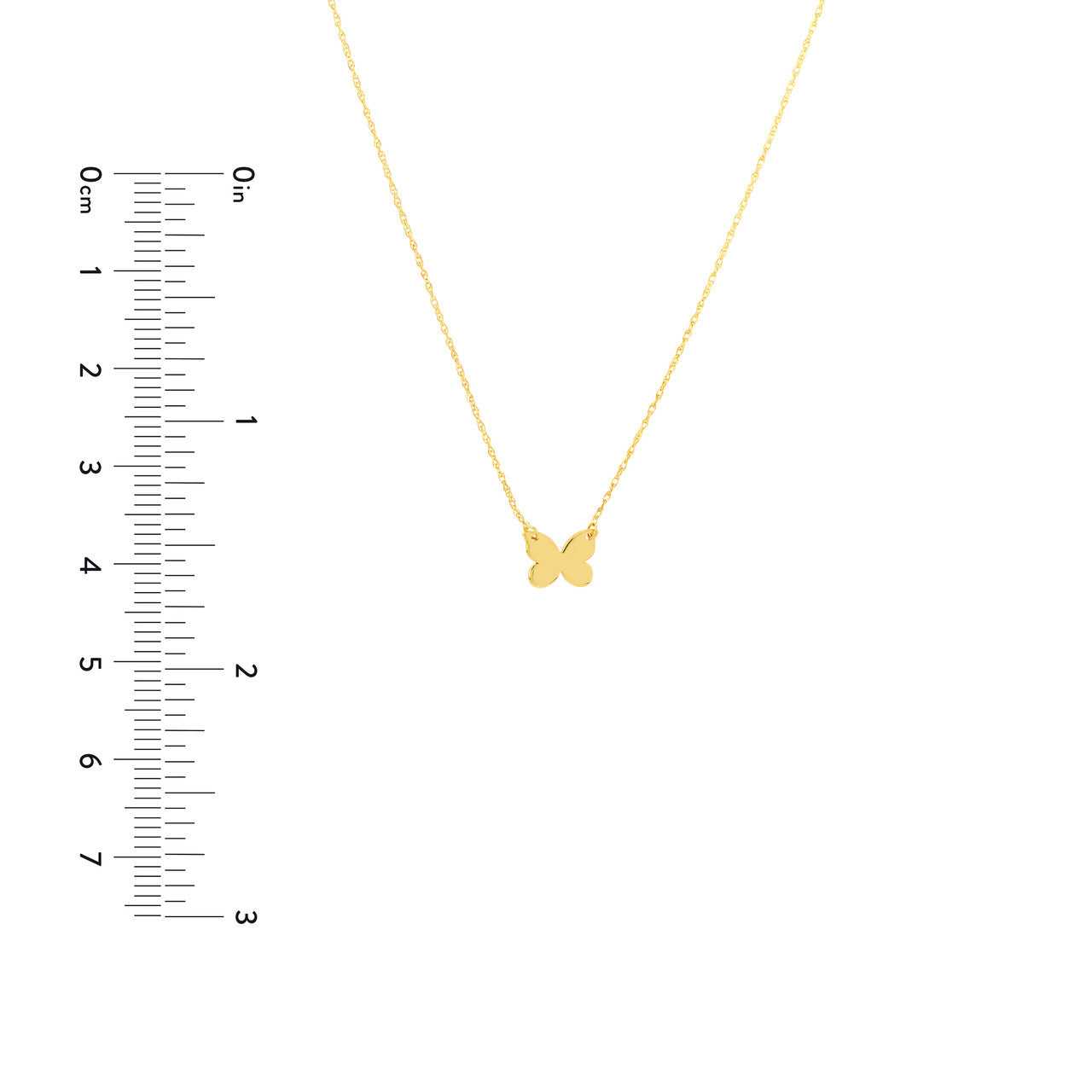 14kt yellow gold/measurements