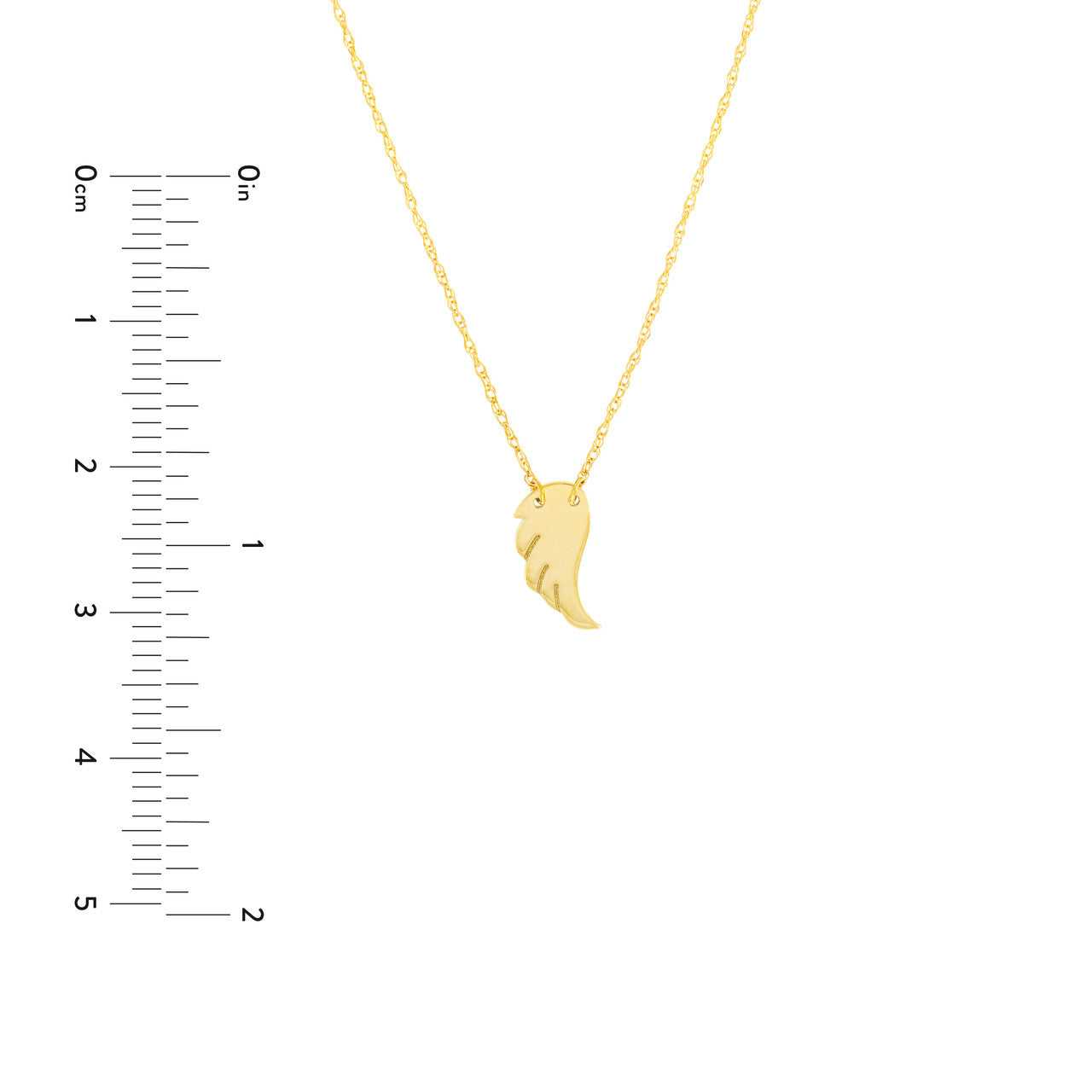 14kt yellow gold/measurements