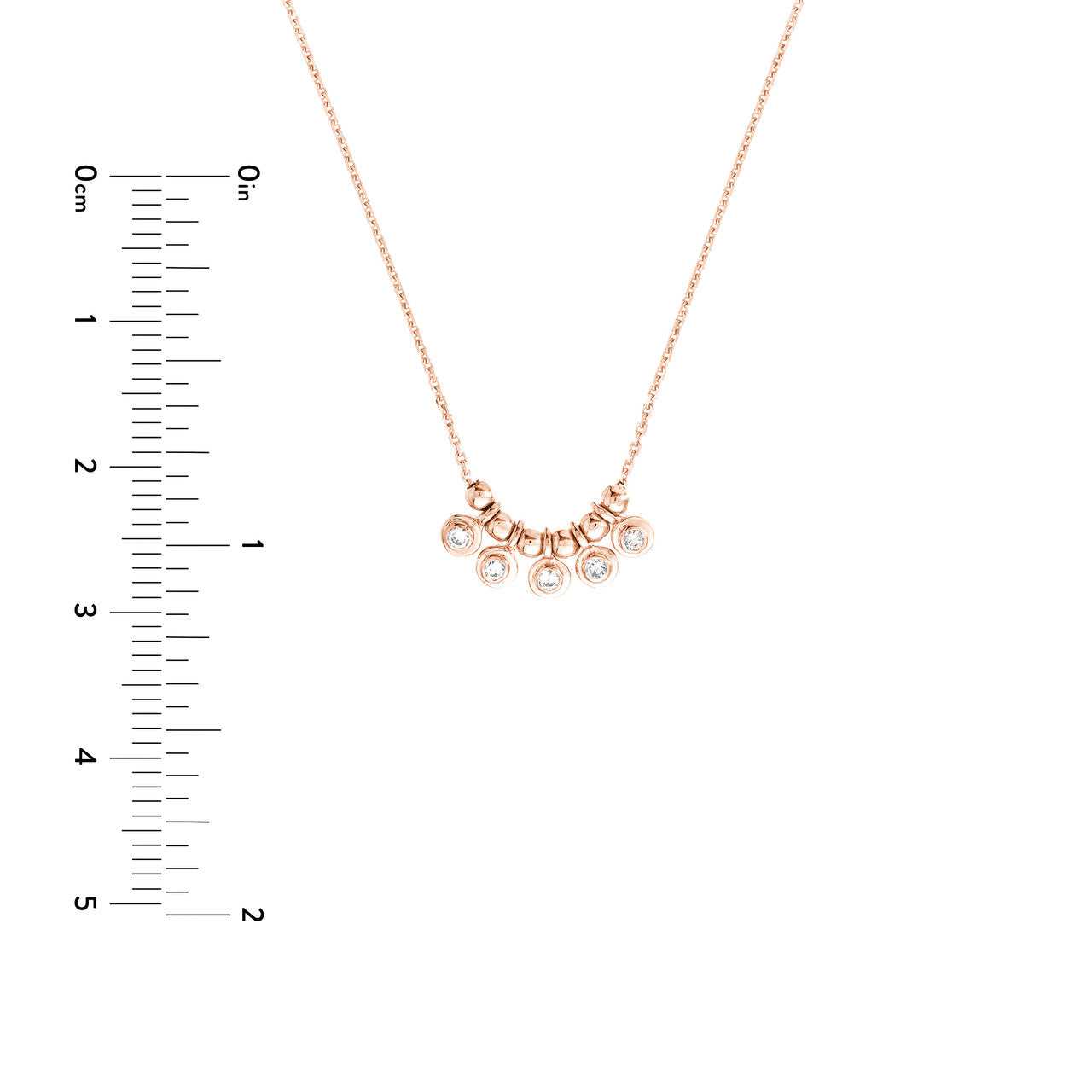 14kt rose gold/measurements