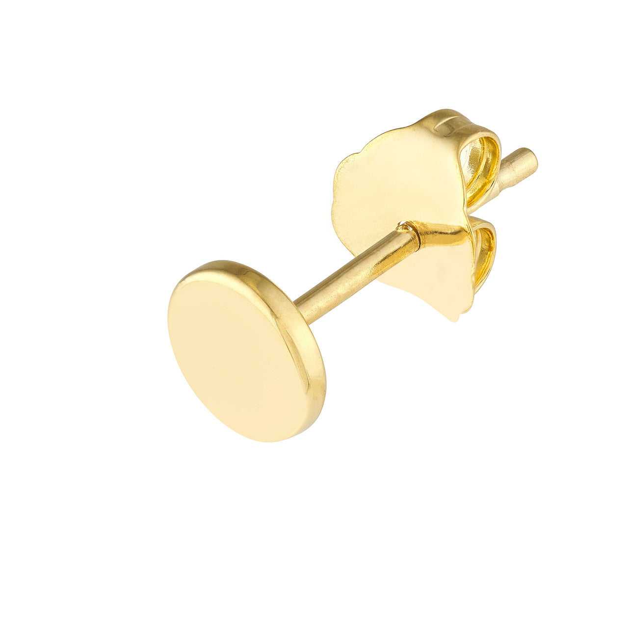 14kt yellow gold/side