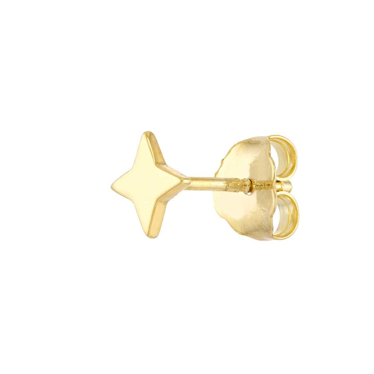 14kt yellow gold/side
