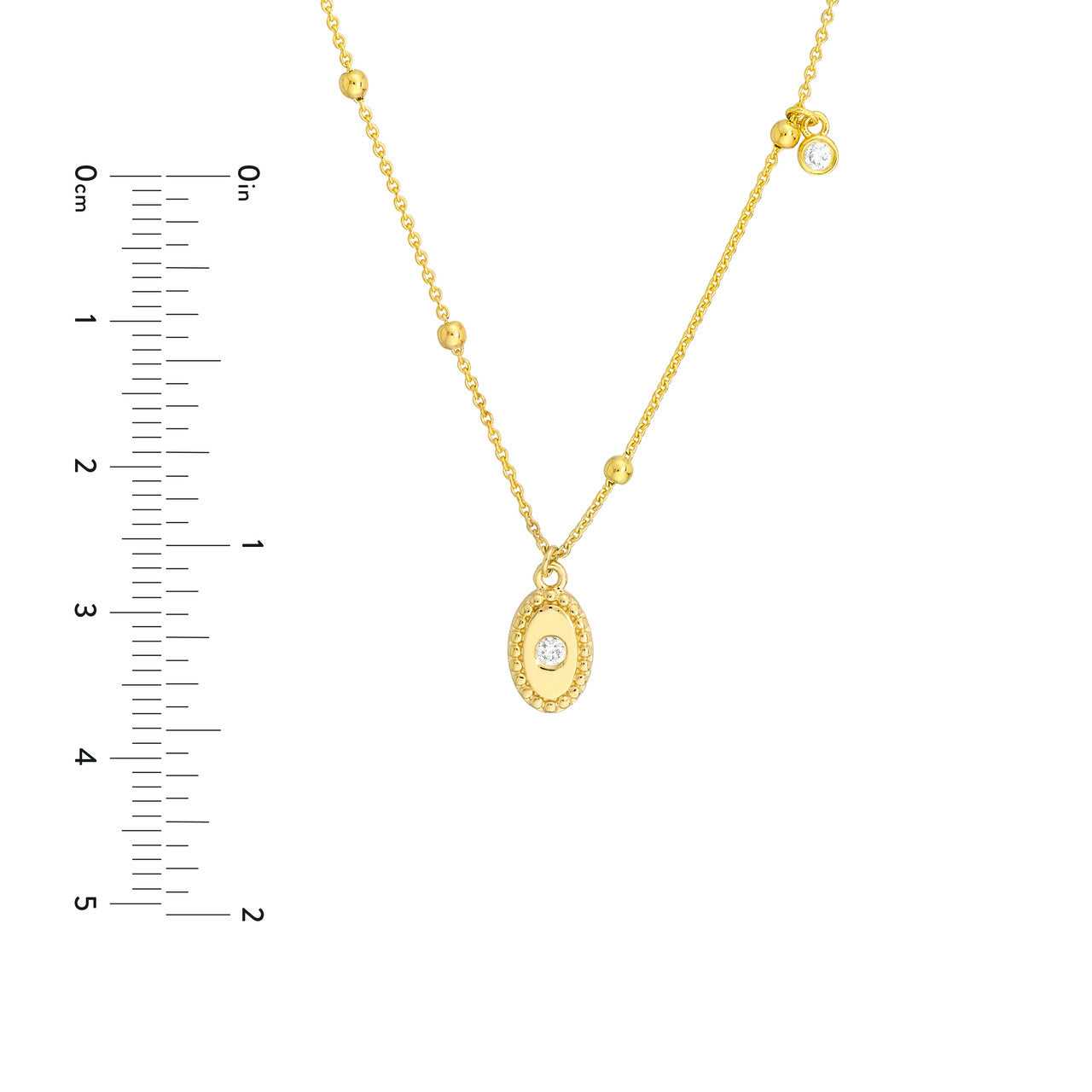 14kt yellow gold/measurements