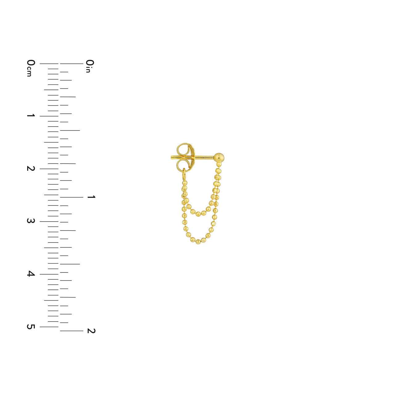 14kt yellow gold/measurements