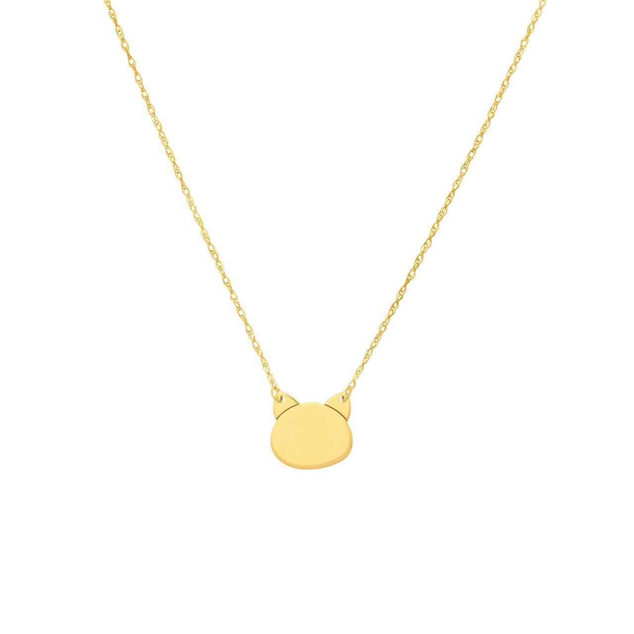 14kt yellow gold/front