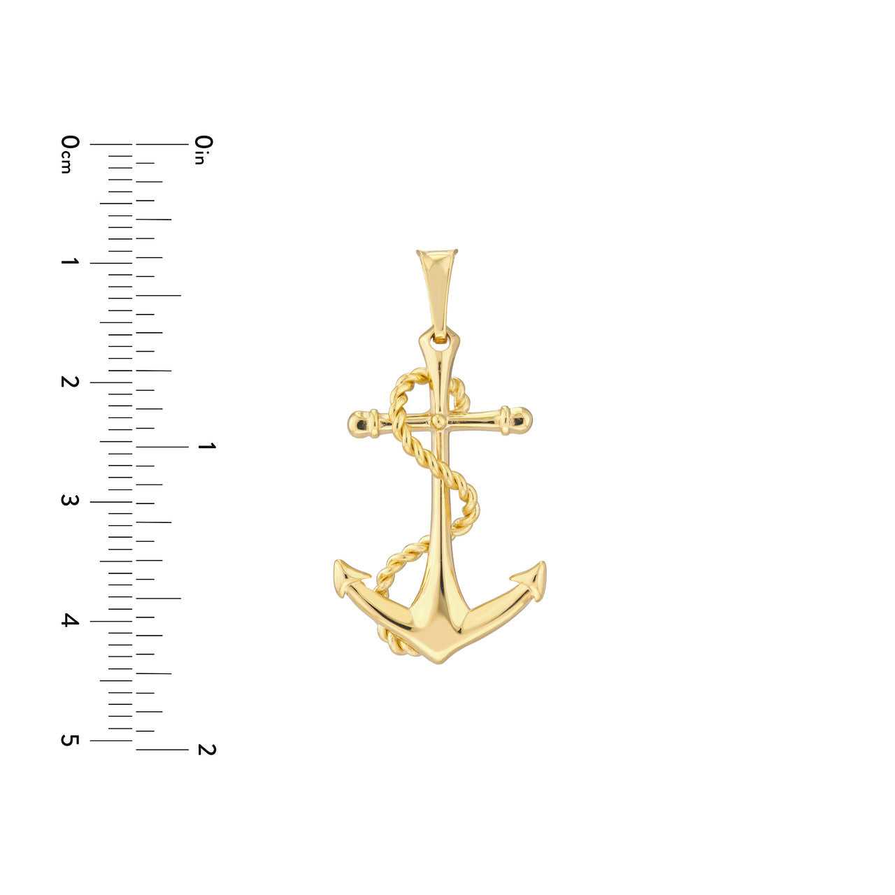 14kt yellow gold/measurements