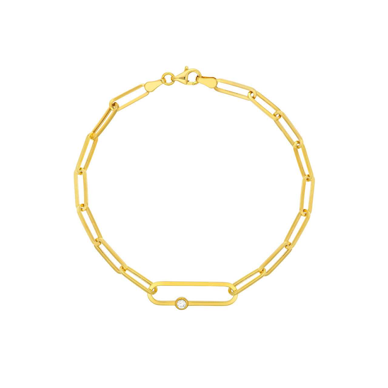 14kt yellow gold/front