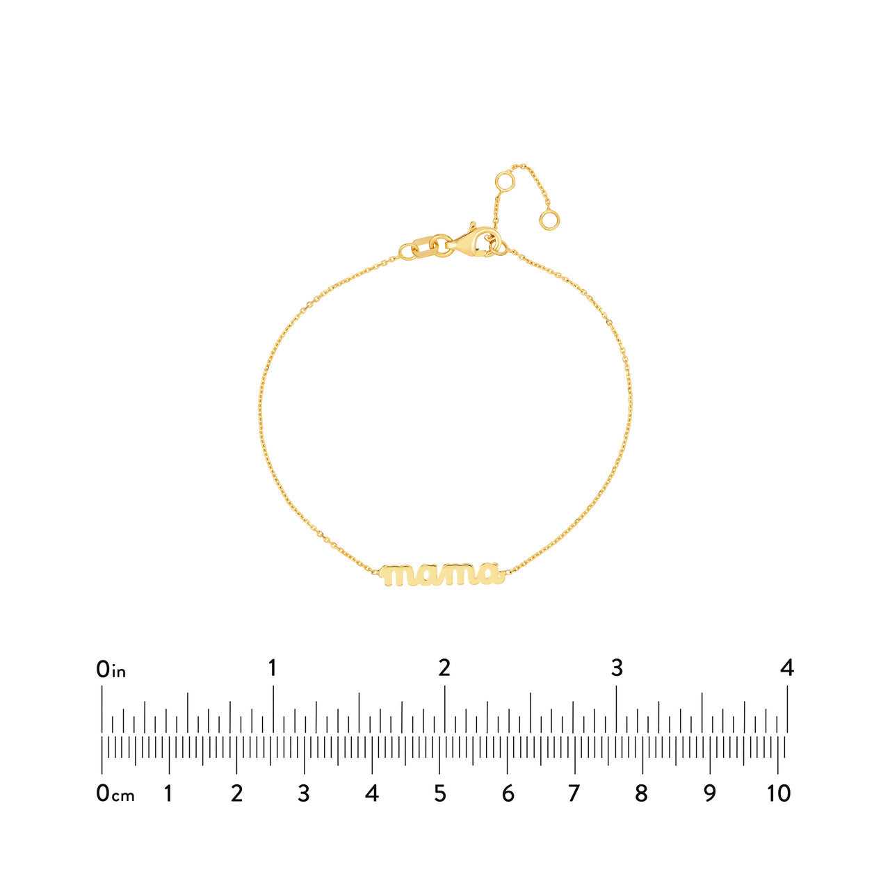 14kt yellow gold/measurements