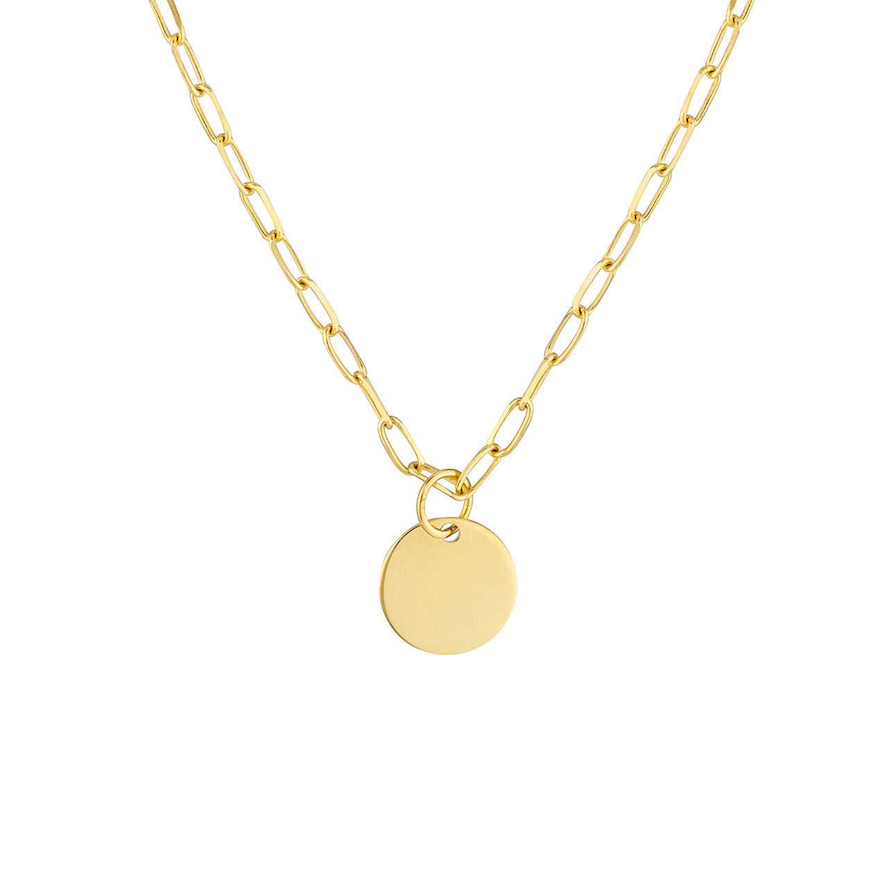 14kt yellow gold/front