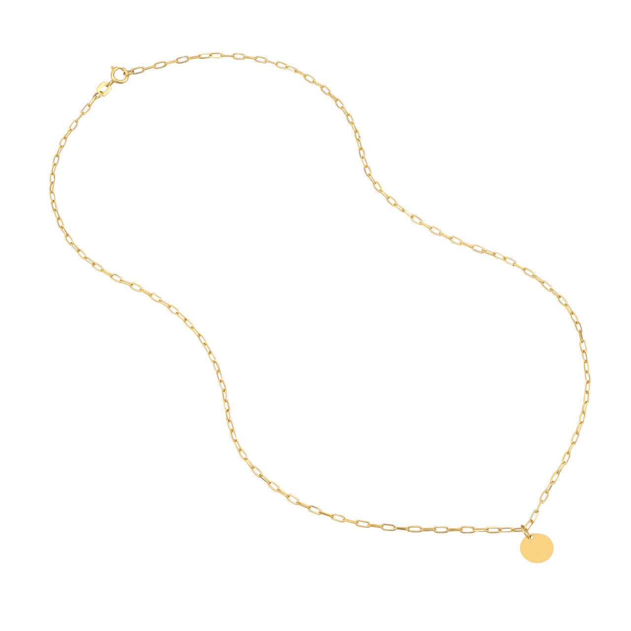 14kt yellow gold/side