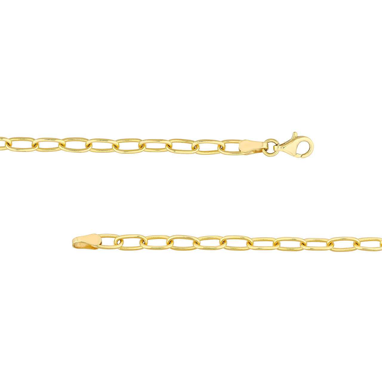 14kt yellow gold/side