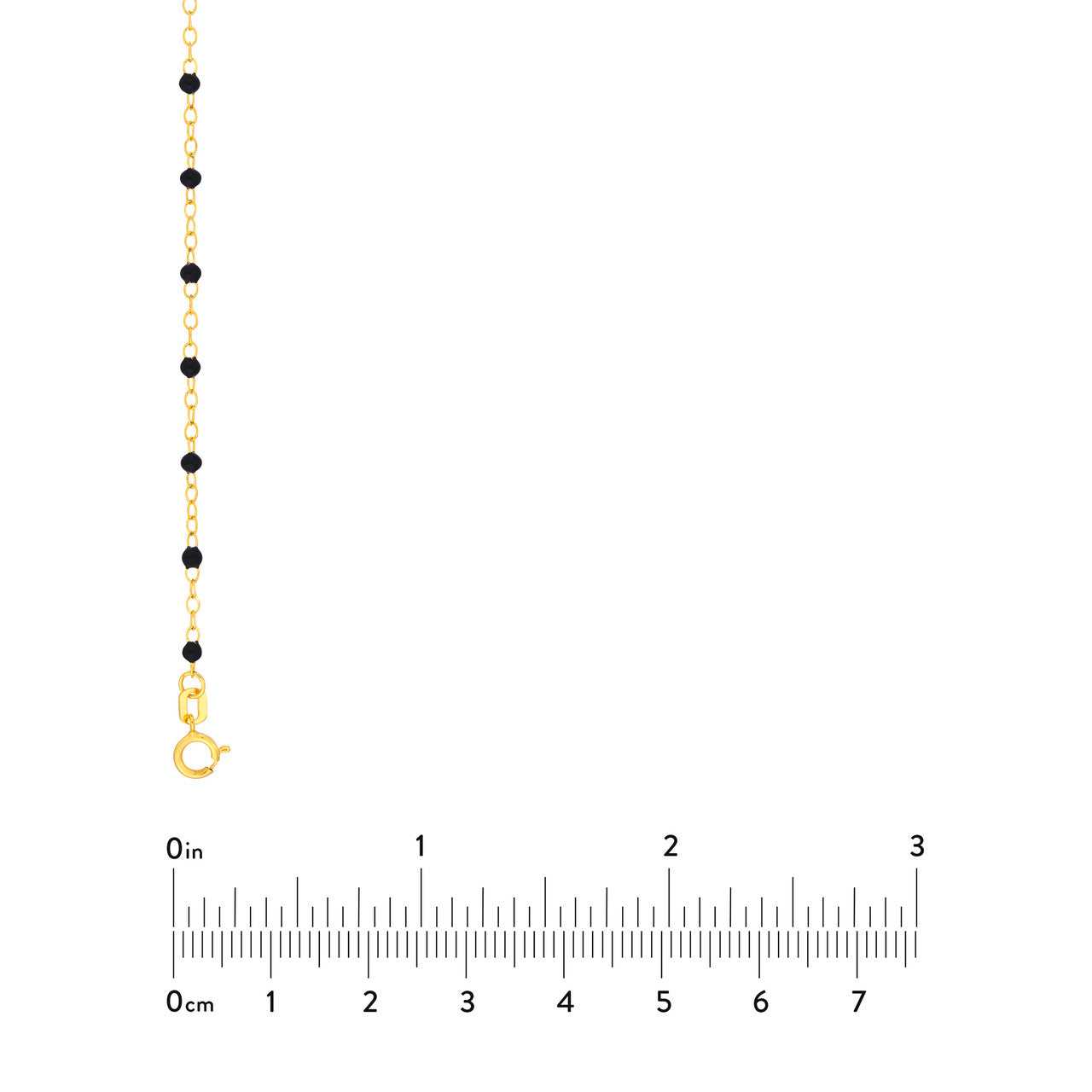 14kt yellow gold/measurment