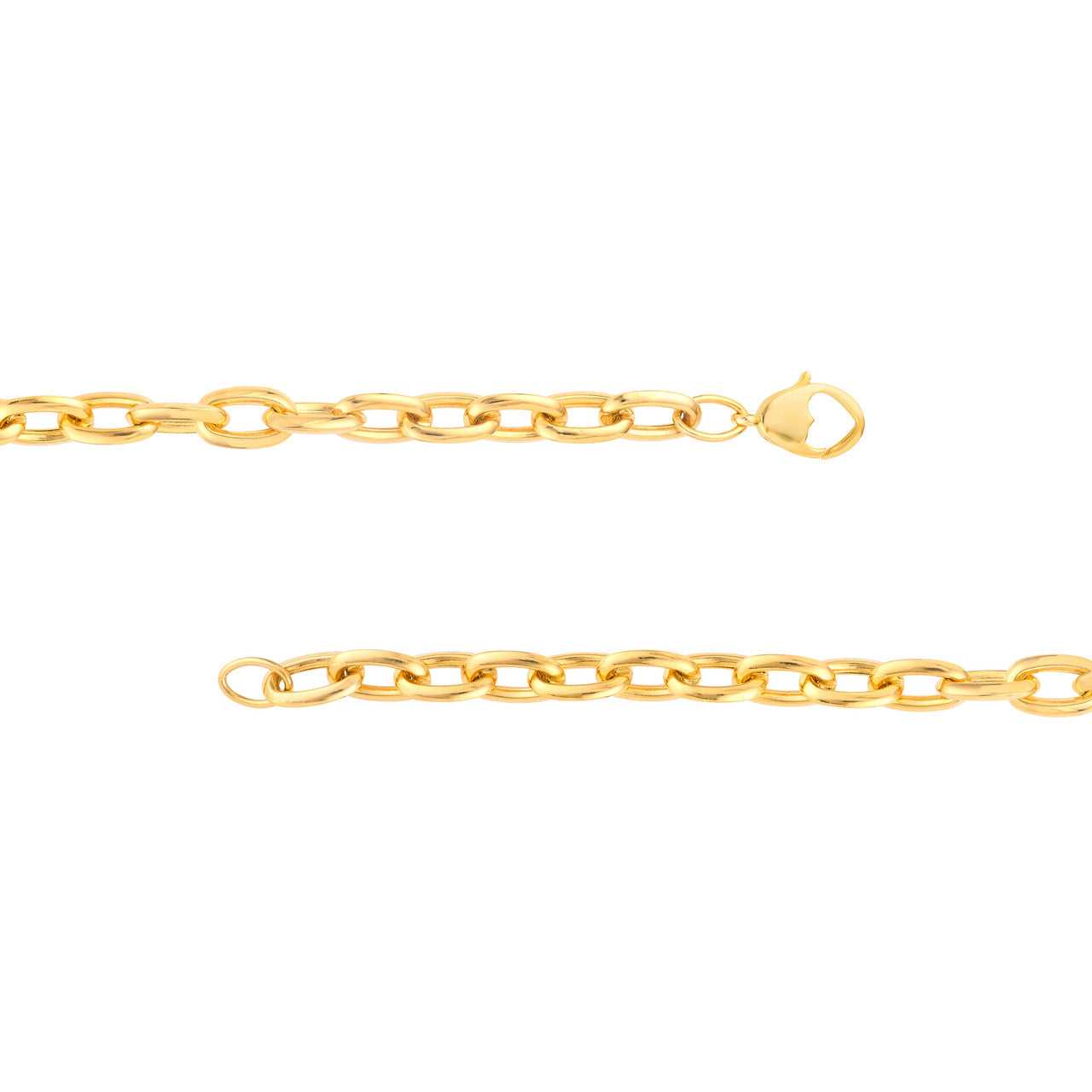 14kt yellow gold/side