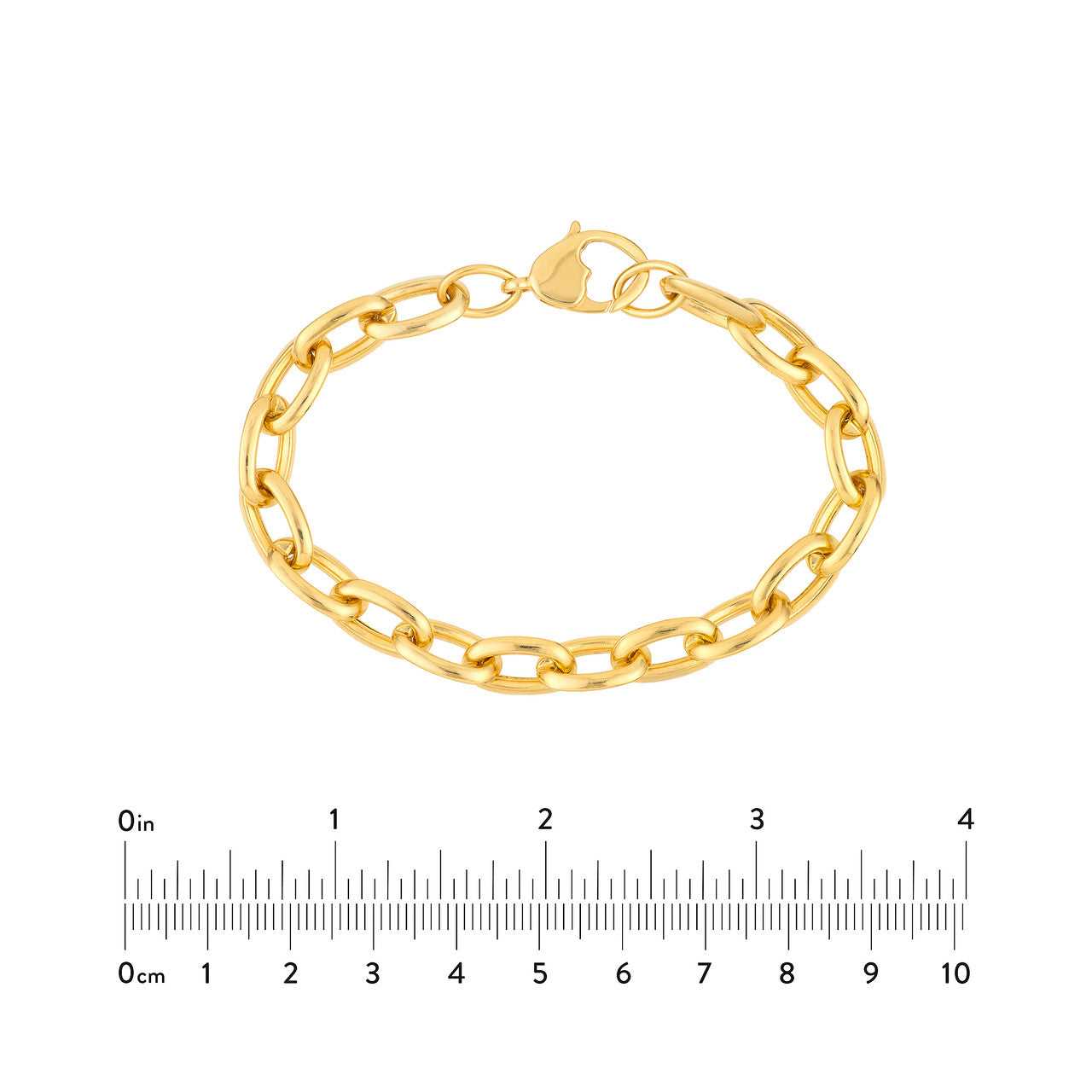 14kt yellow gold/measurement