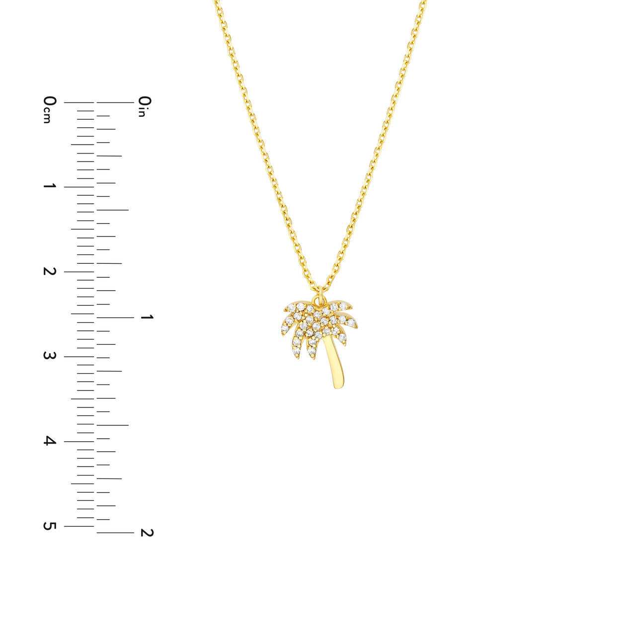14kt yellow gold/measurement