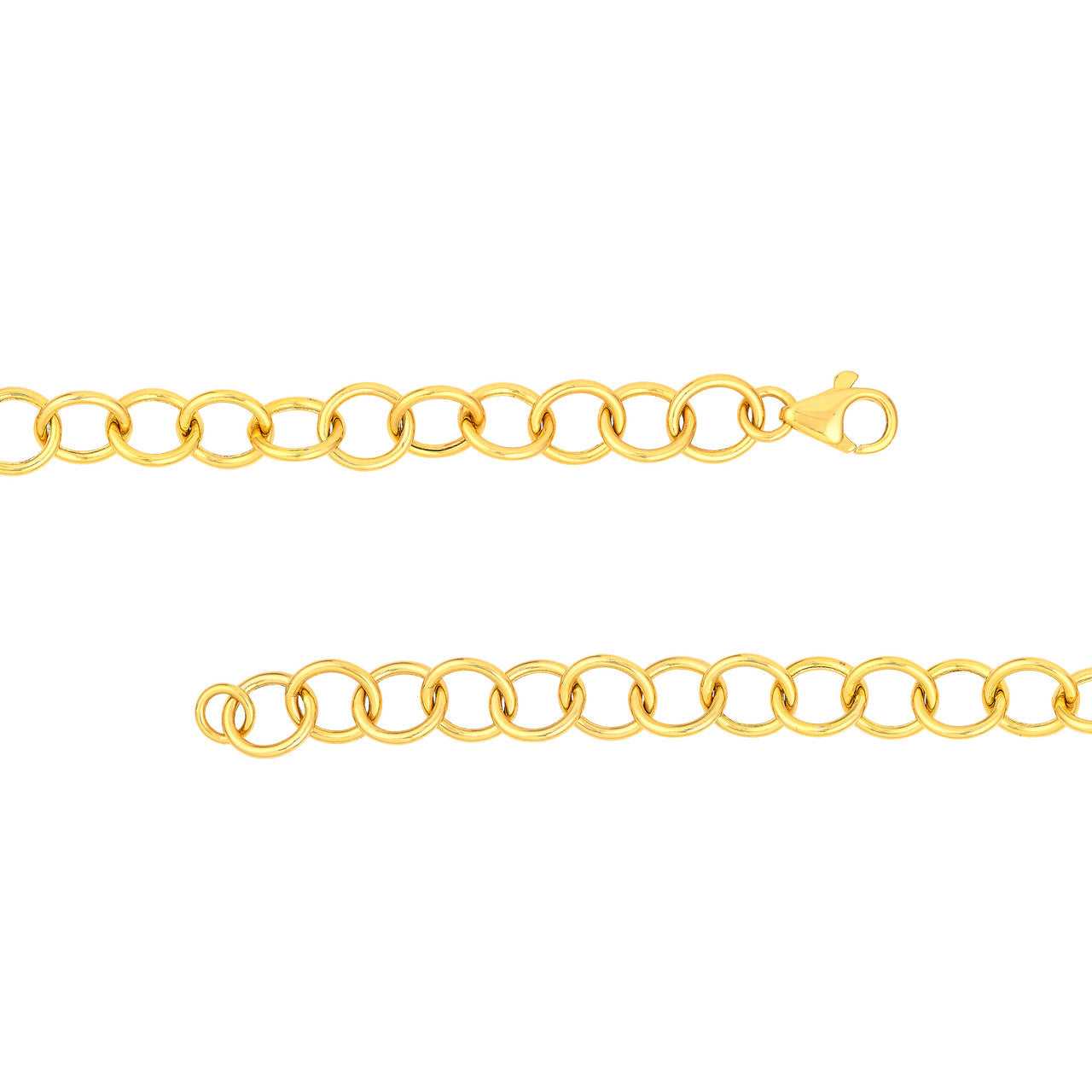 14kt yellow gold/side