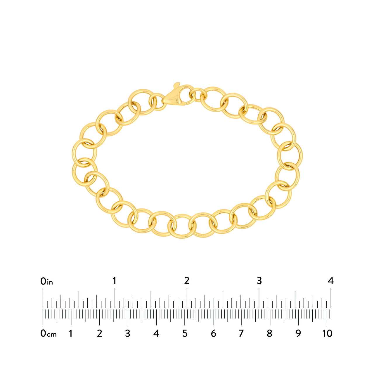 14kt yellow gold/measurements