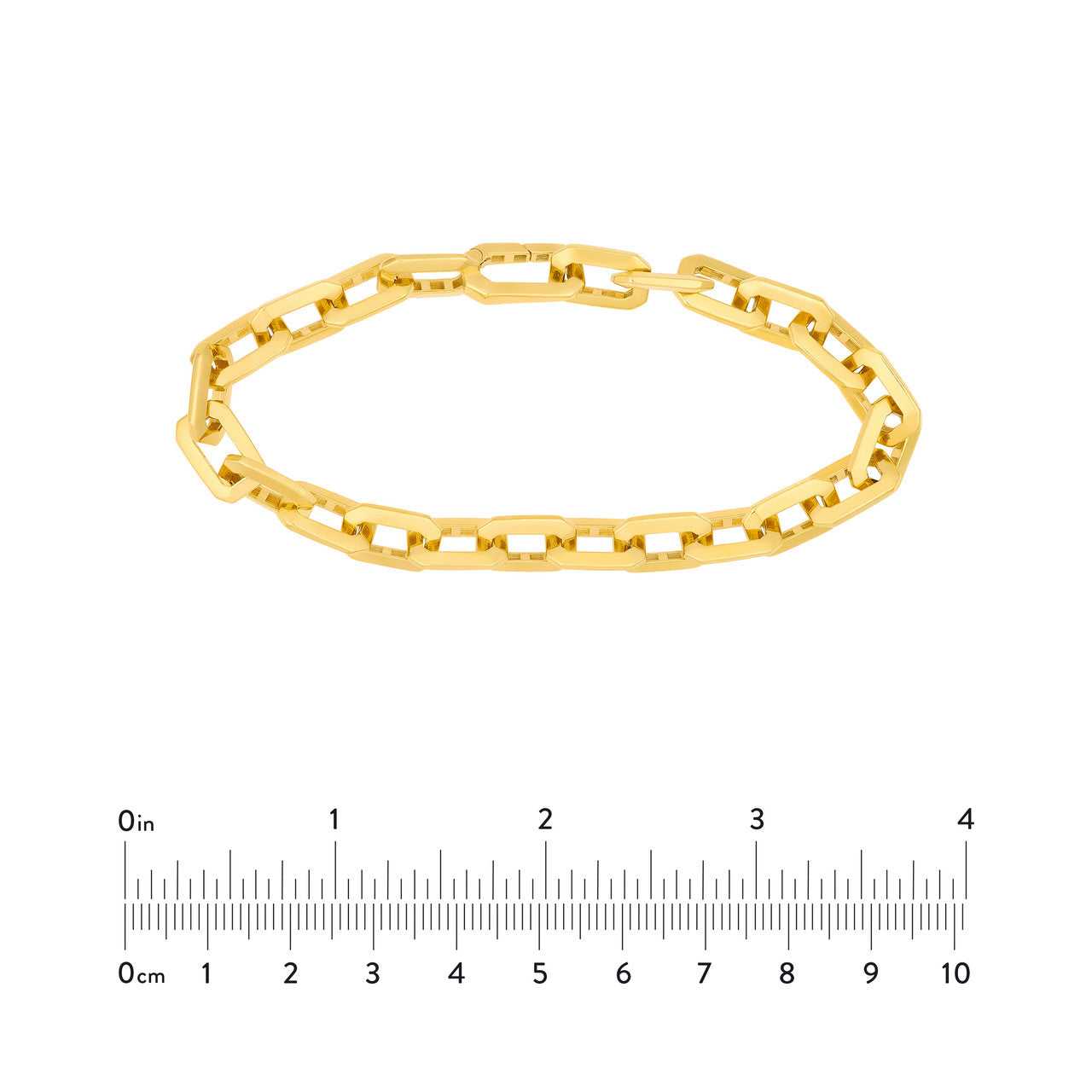 14kt yellow gold/measurements