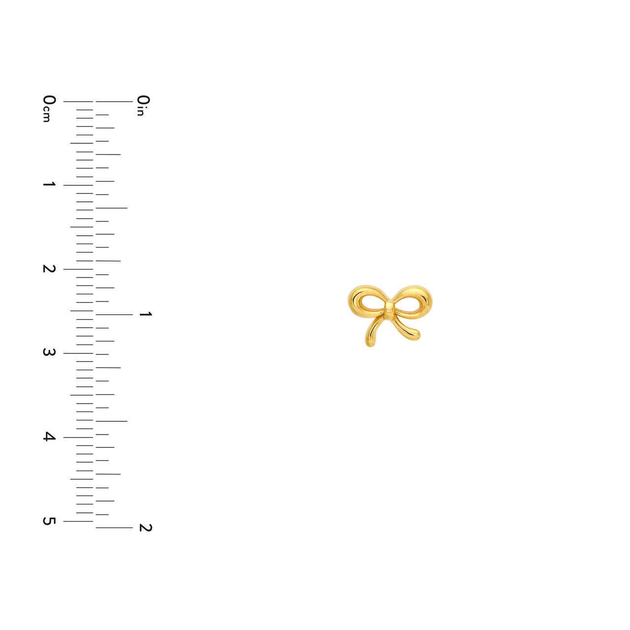 14kt yellow gold/measurements